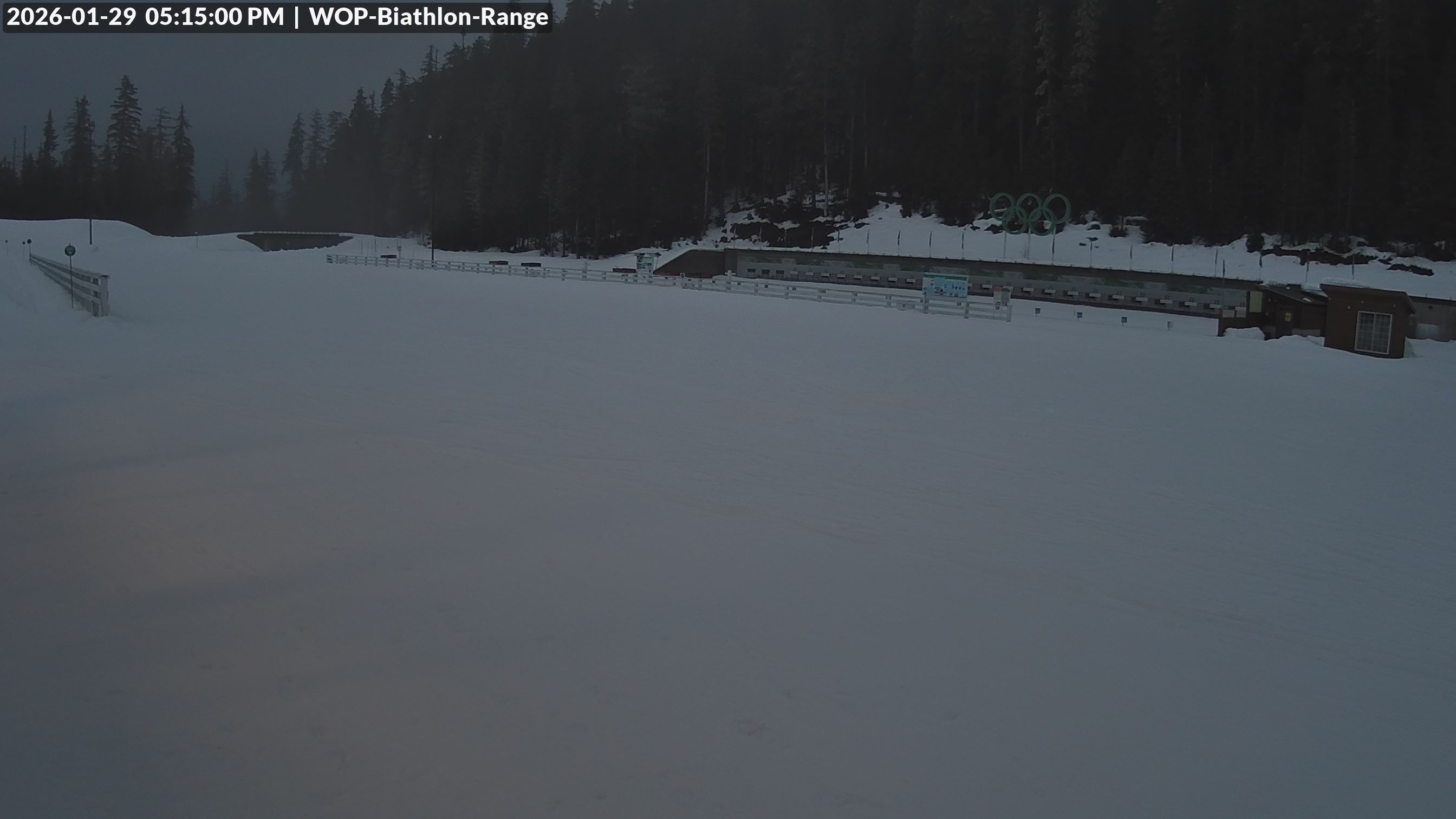 View looking North East to the Olympic Biathlon Range