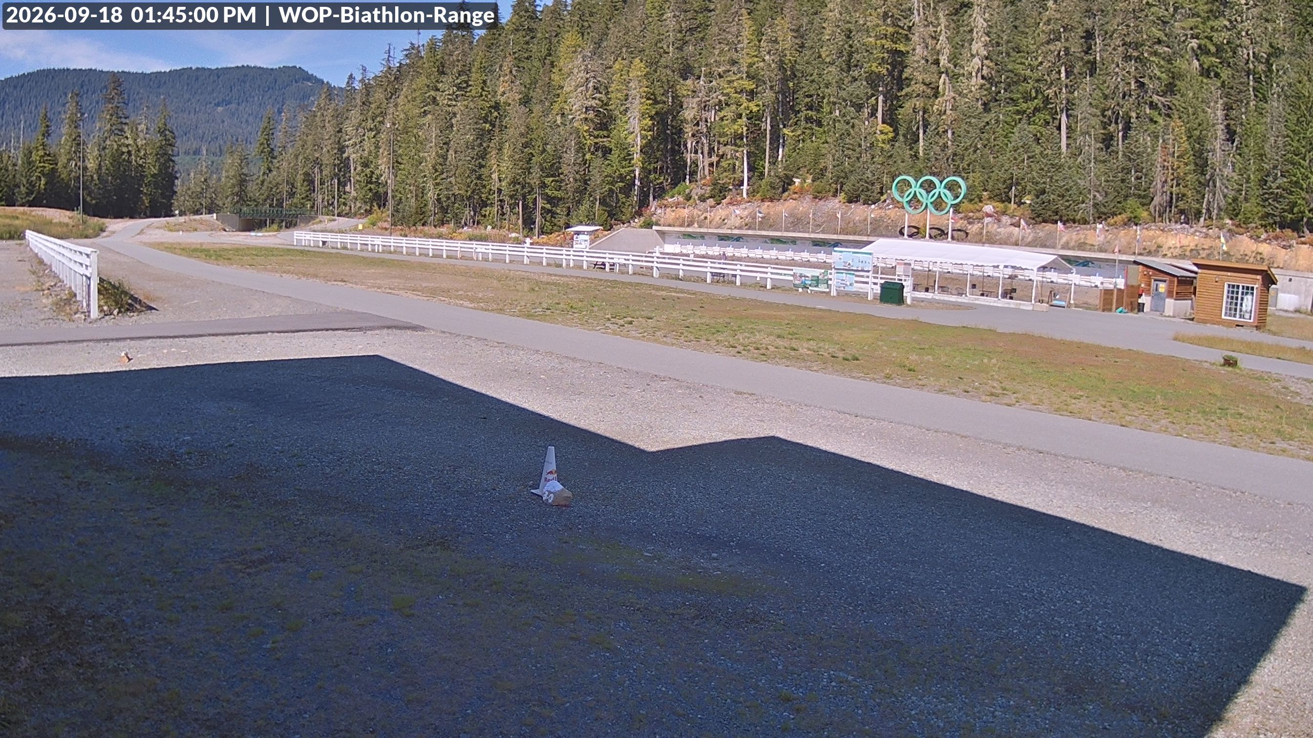 View looking North East to the Olympic Biathlon Range