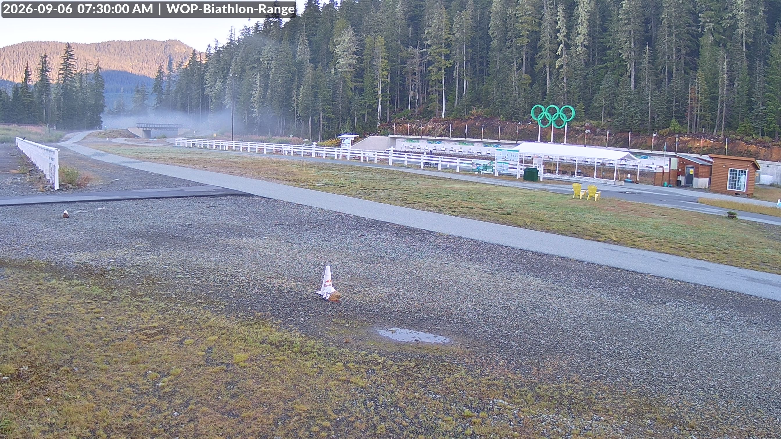 View looking North East to the Olympic Biathlon Range