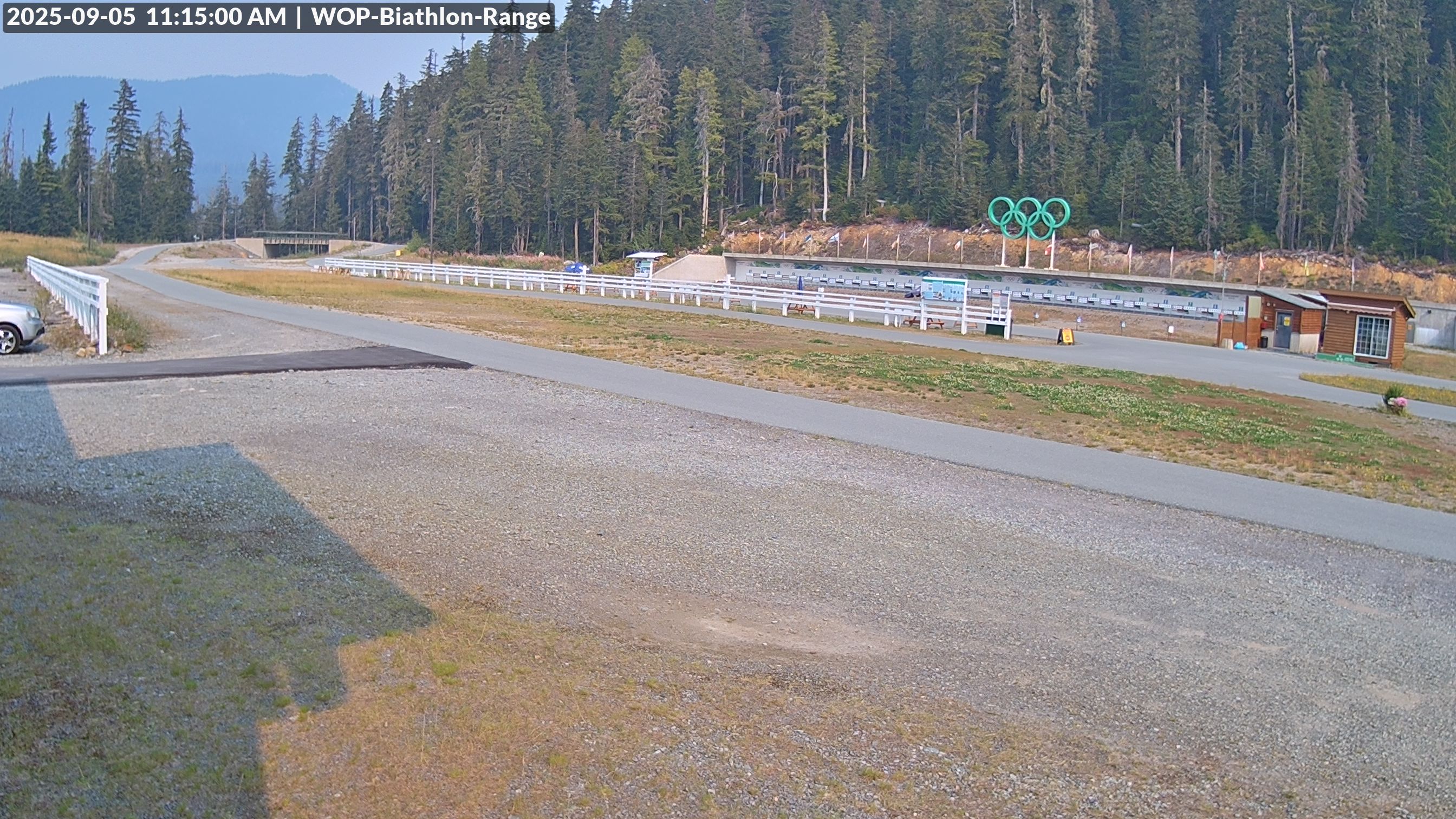 View looking North East to the Olympic Biathlon Range