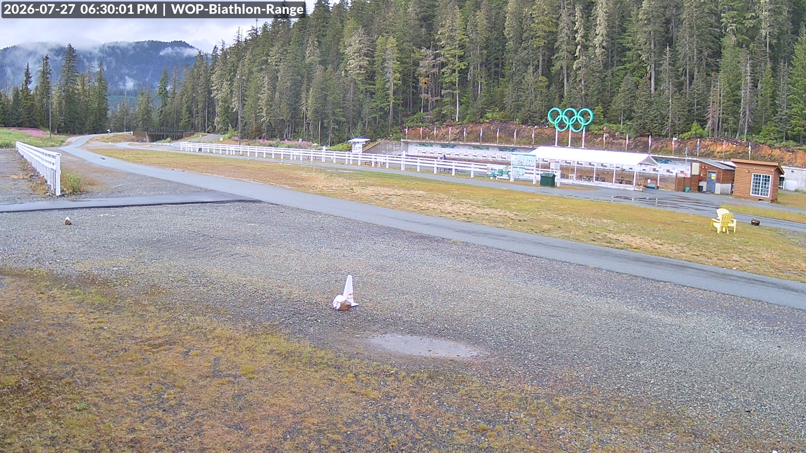 View looking North East to the Olympic Biathlon Range
