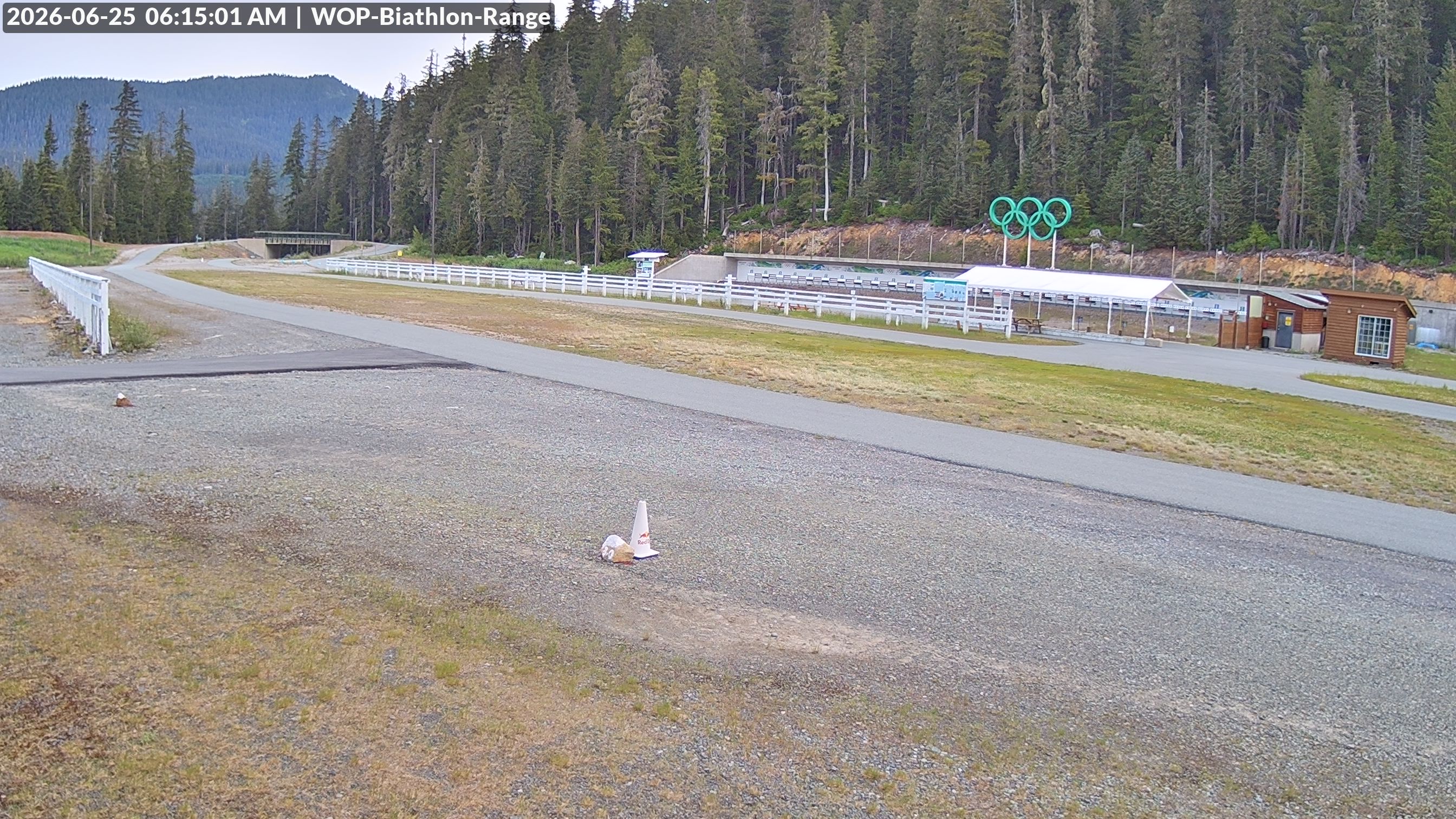 View looking North East to the Olympic Biathlon Range