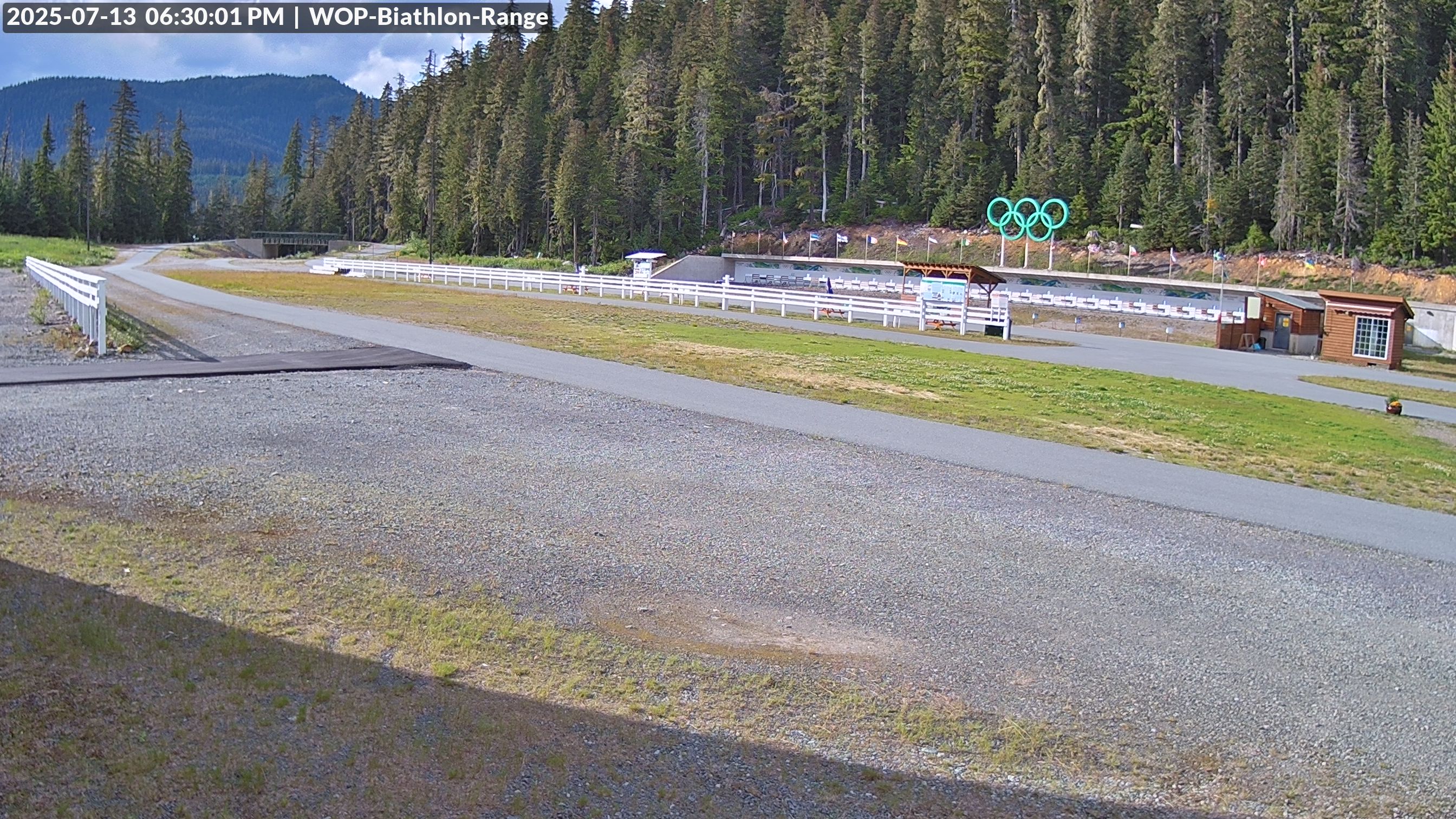 View looking North East to the Olympic Biathlon Range