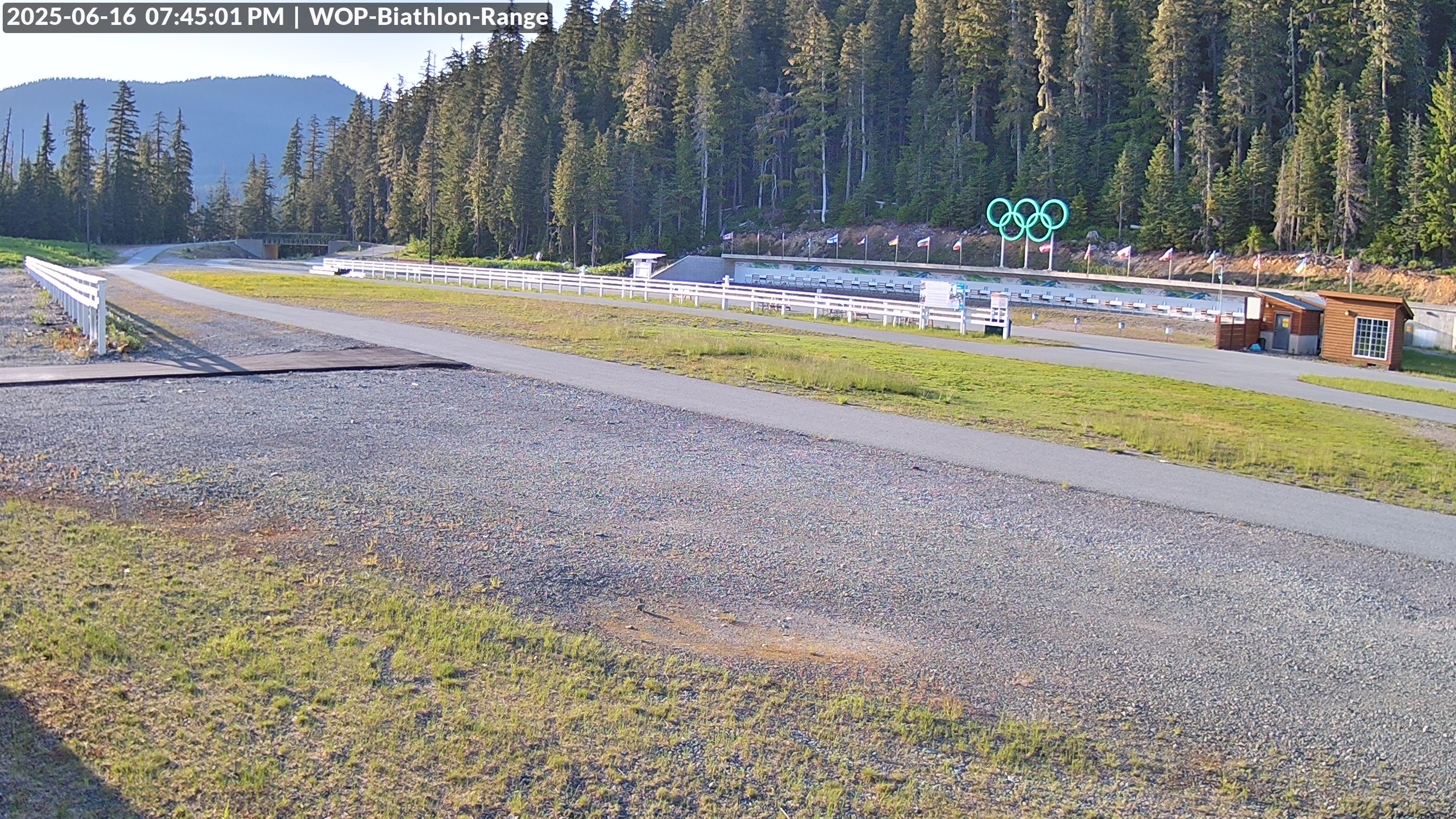View looking North East to the Olympic Biathlon Range