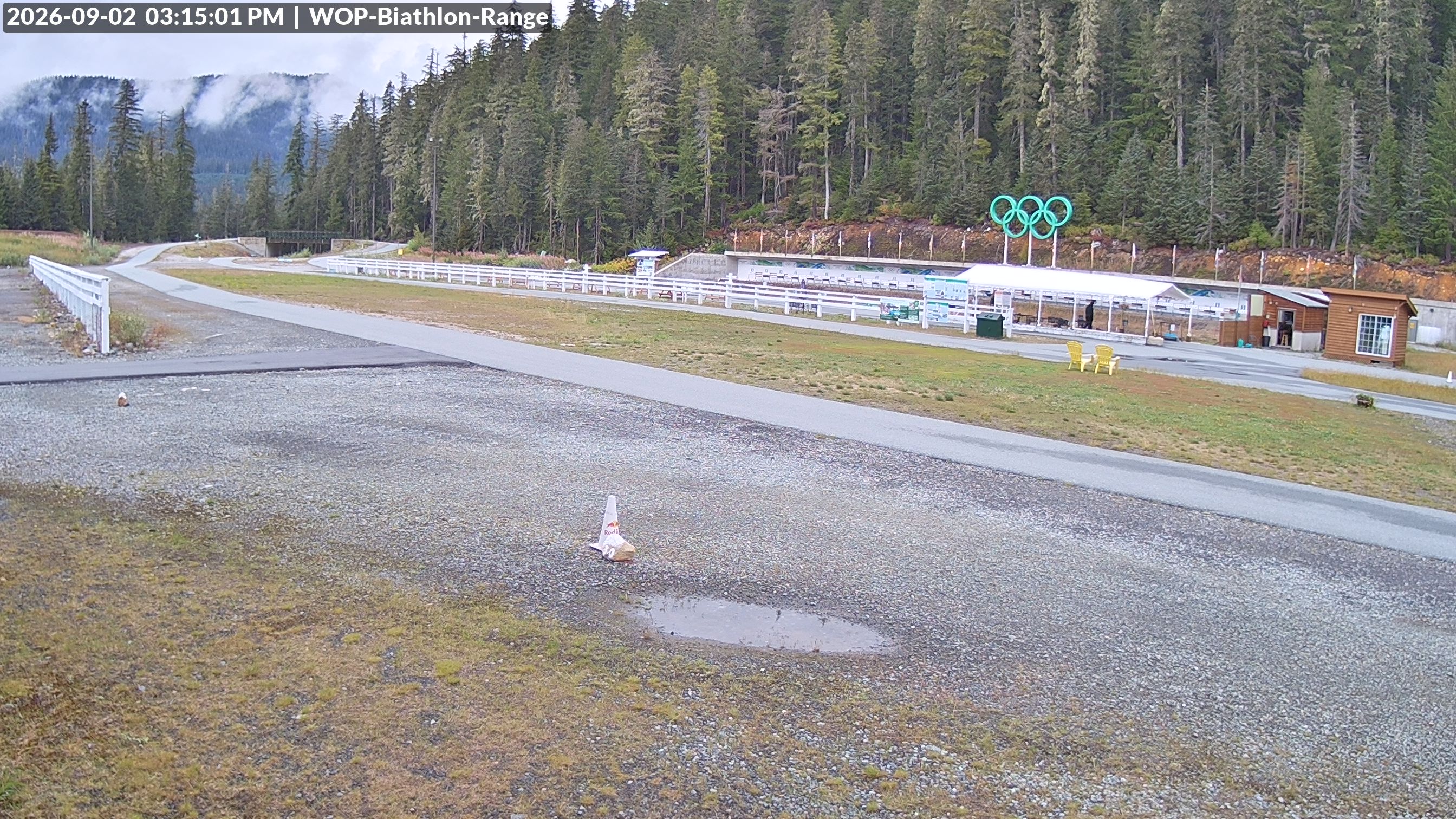 View looking North East to the Olympic Biathlon Range