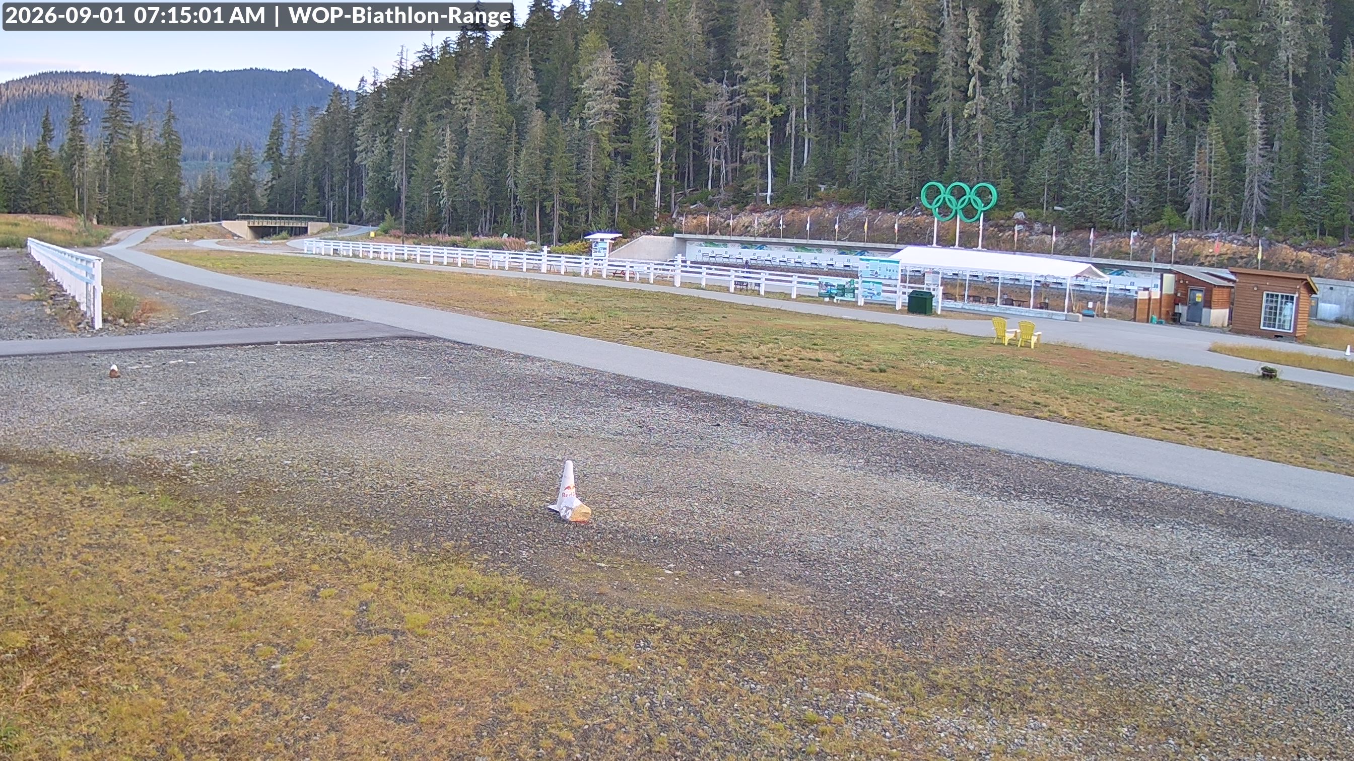View looking North East to the Olympic Biathlon Range