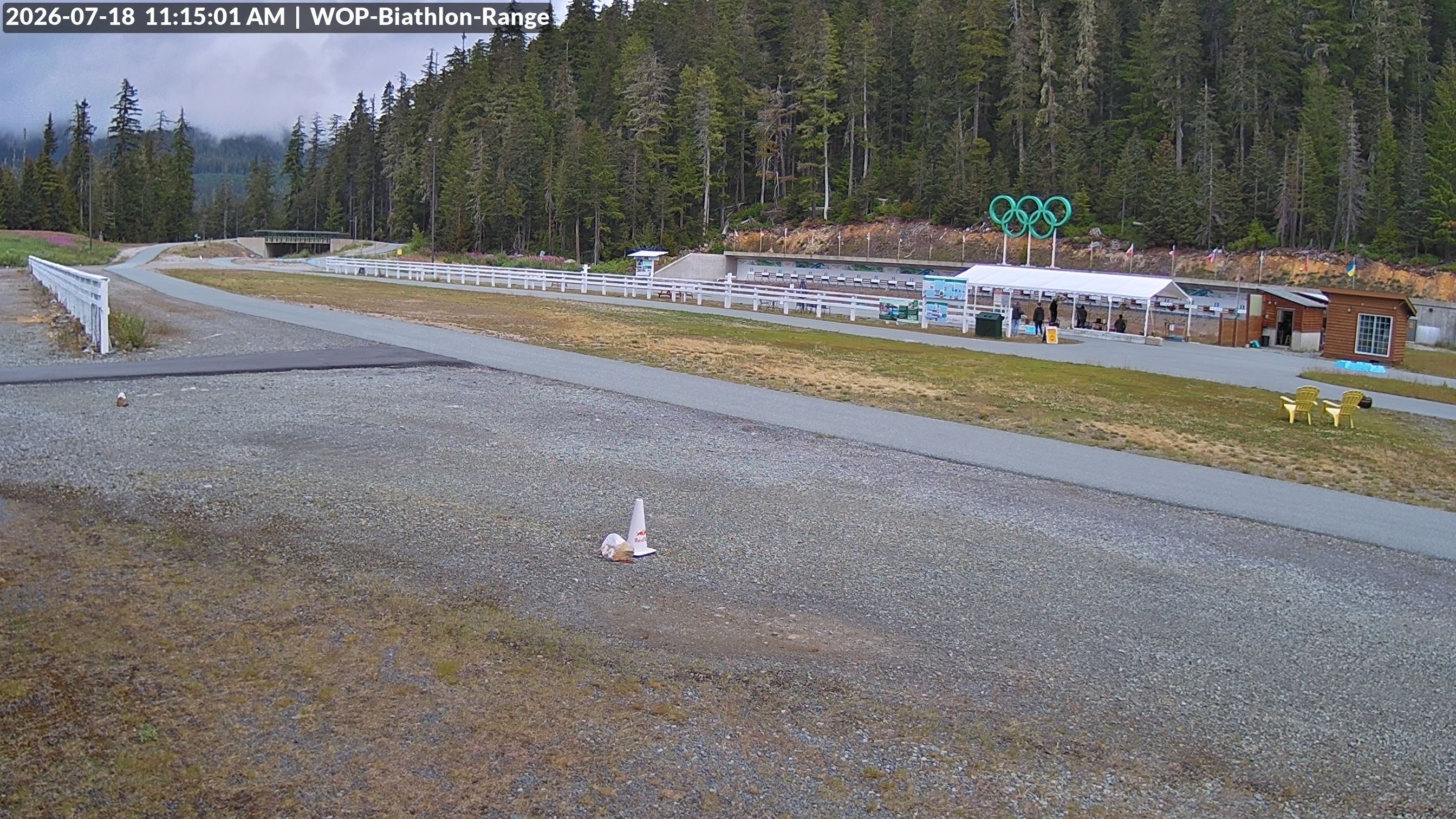 View looking North East to the Olympic Biathlon Range