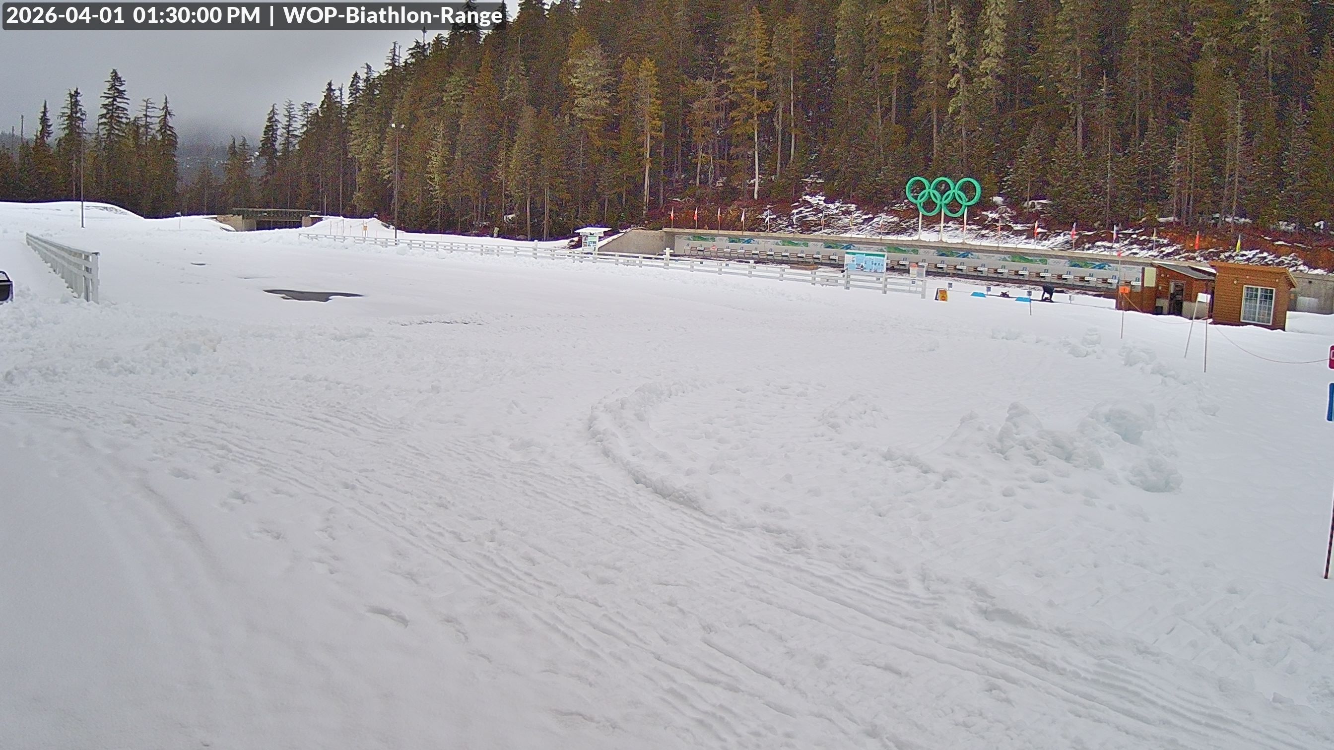 View looking North East to the Olympic Biathlon Range