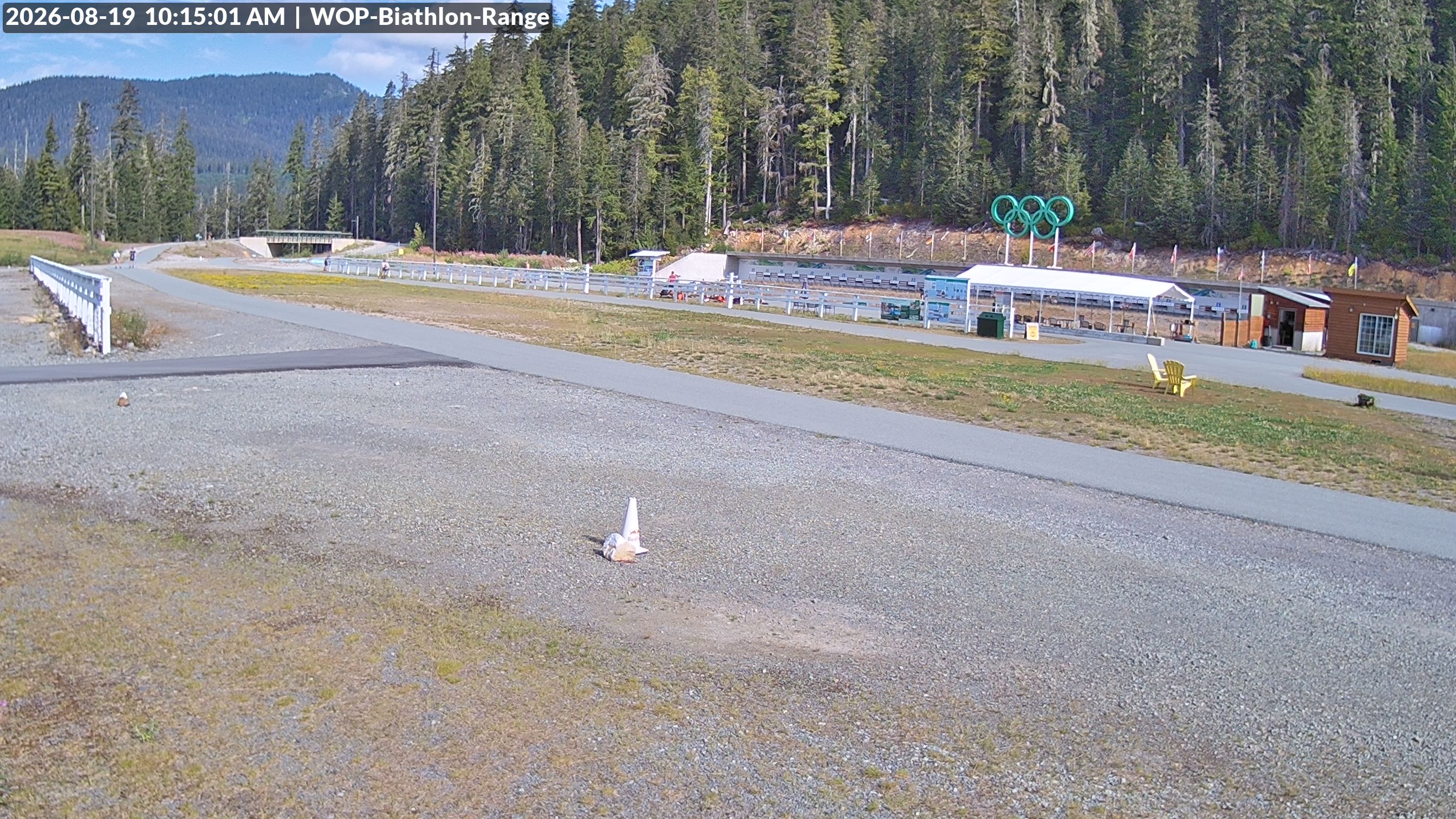 View looking North East to the Olympic Biathlon Range