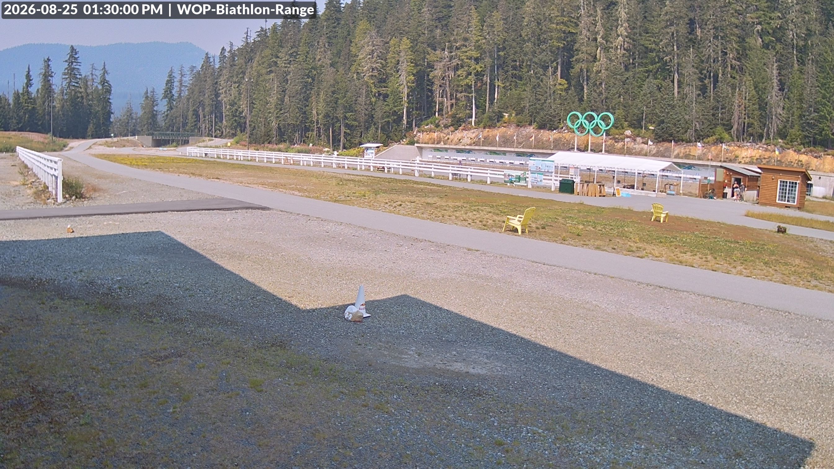 View looking North East to the Olympic Biathlon Range