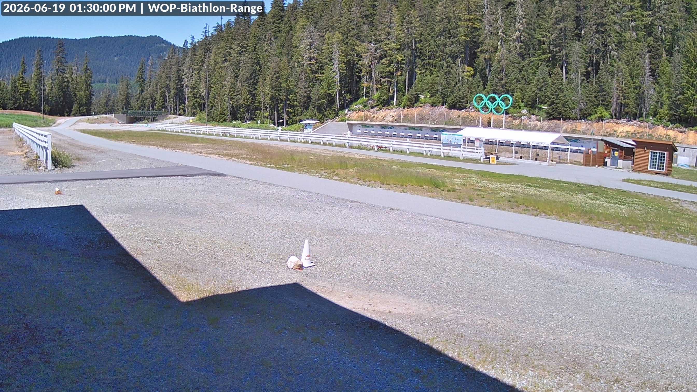 View looking North East to the Olympic Biathlon Range