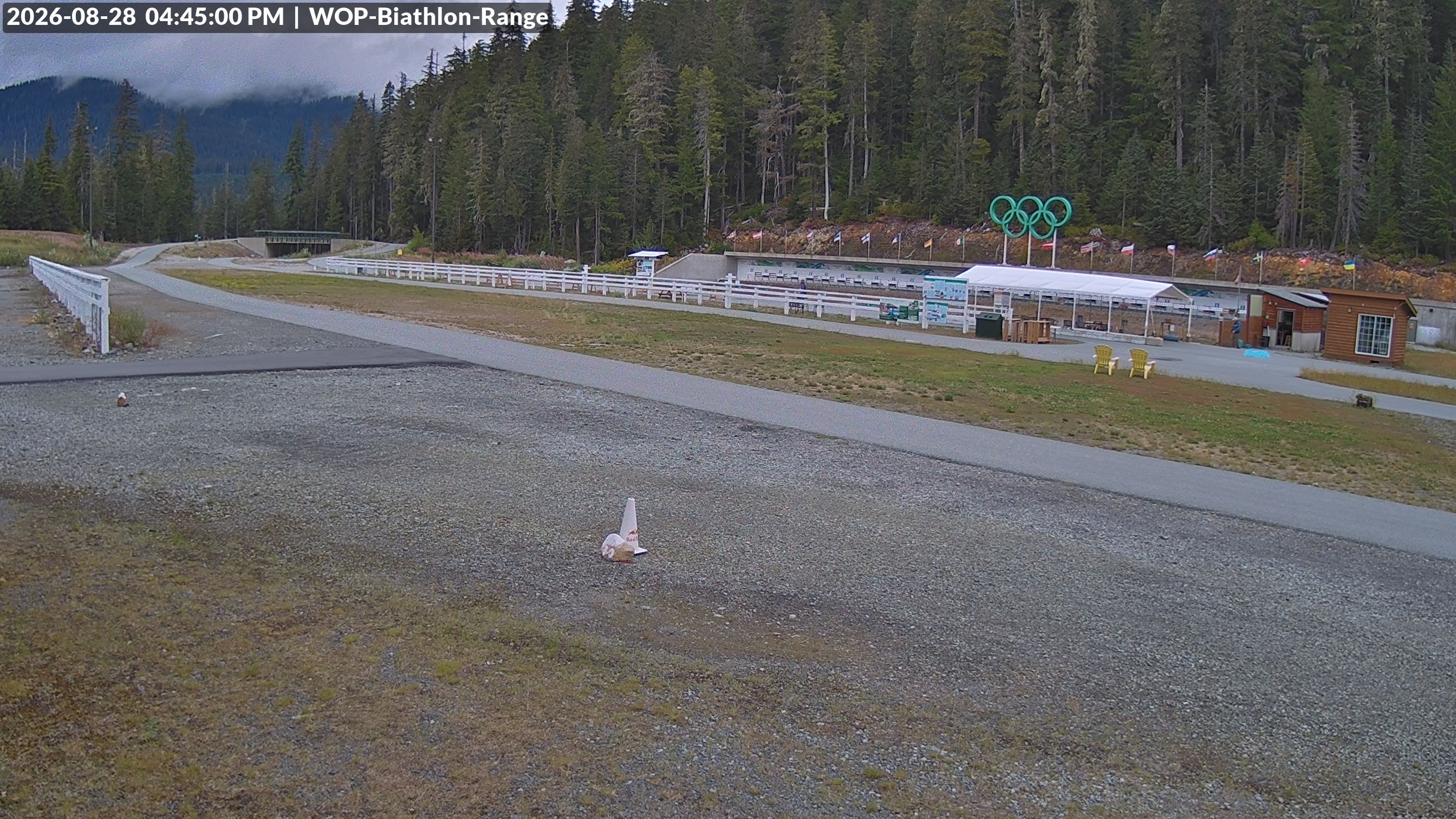 View looking North East to the Olympic Biathlon Range