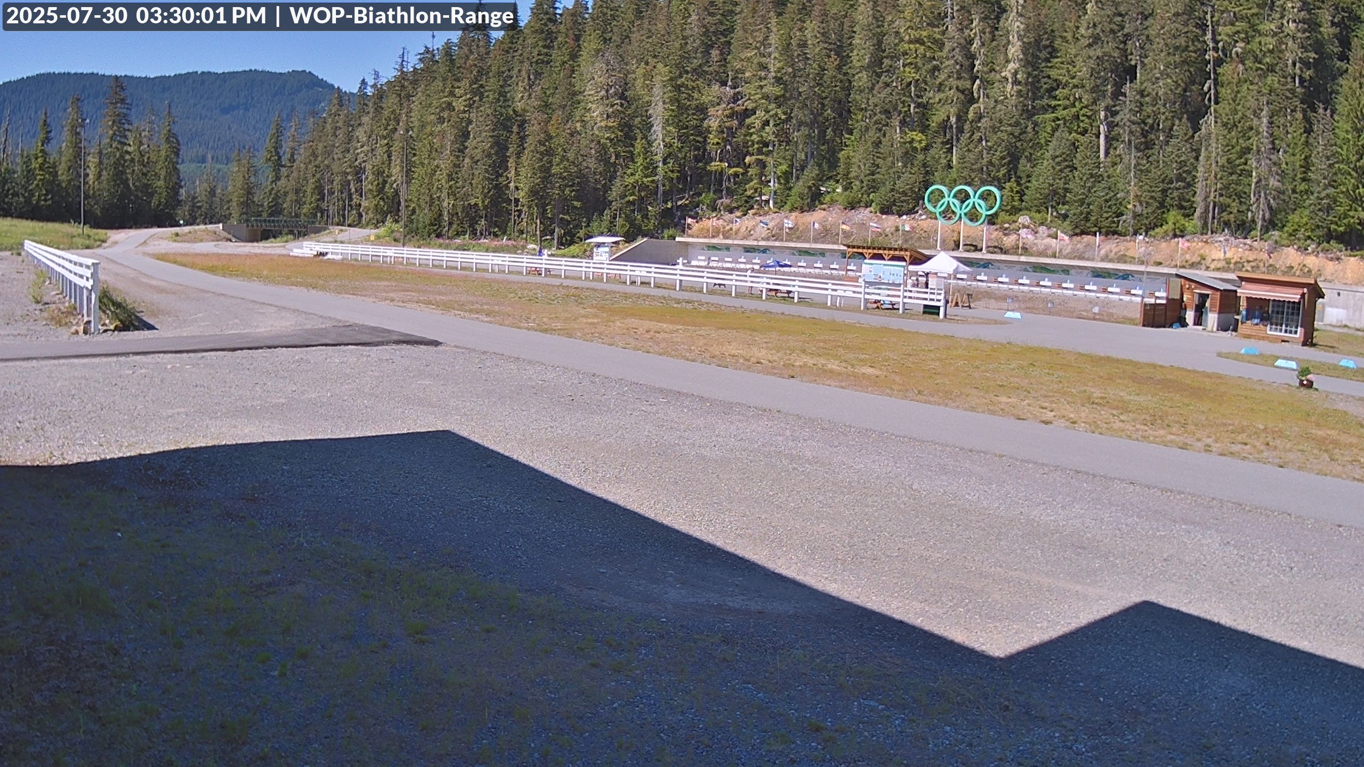 View looking North East to the Olympic Biathlon Range