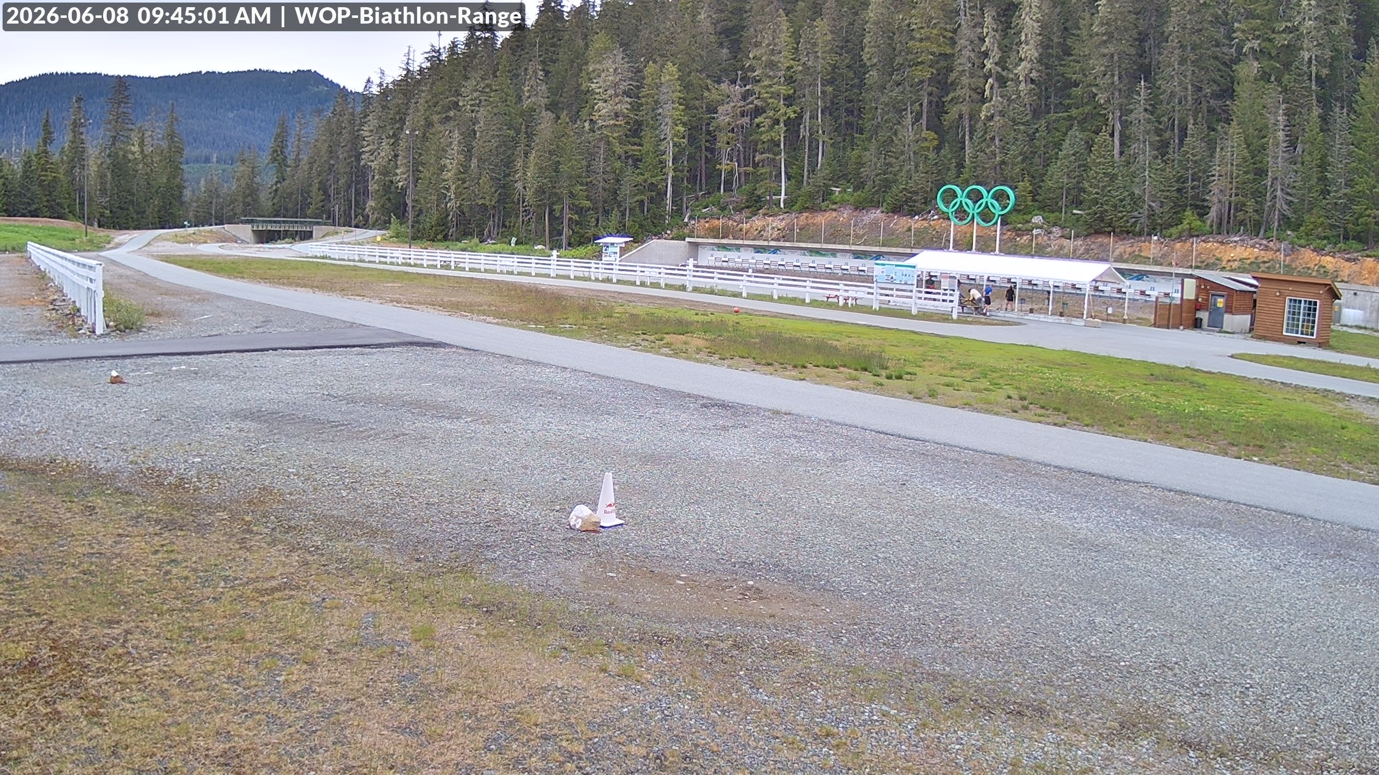 View looking North East to the Olympic Biathlon Range