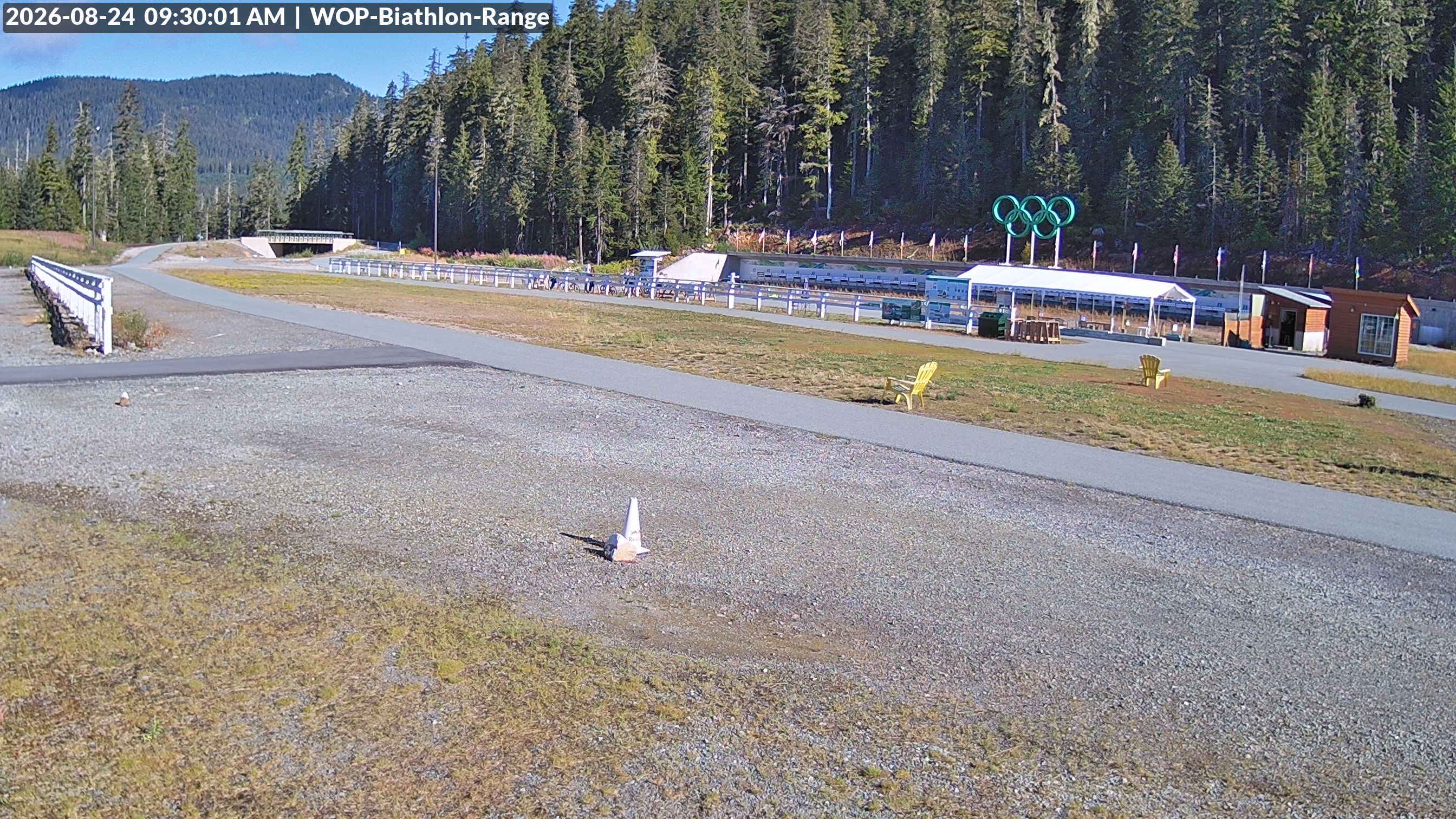View looking North East to the Olympic Biathlon Range