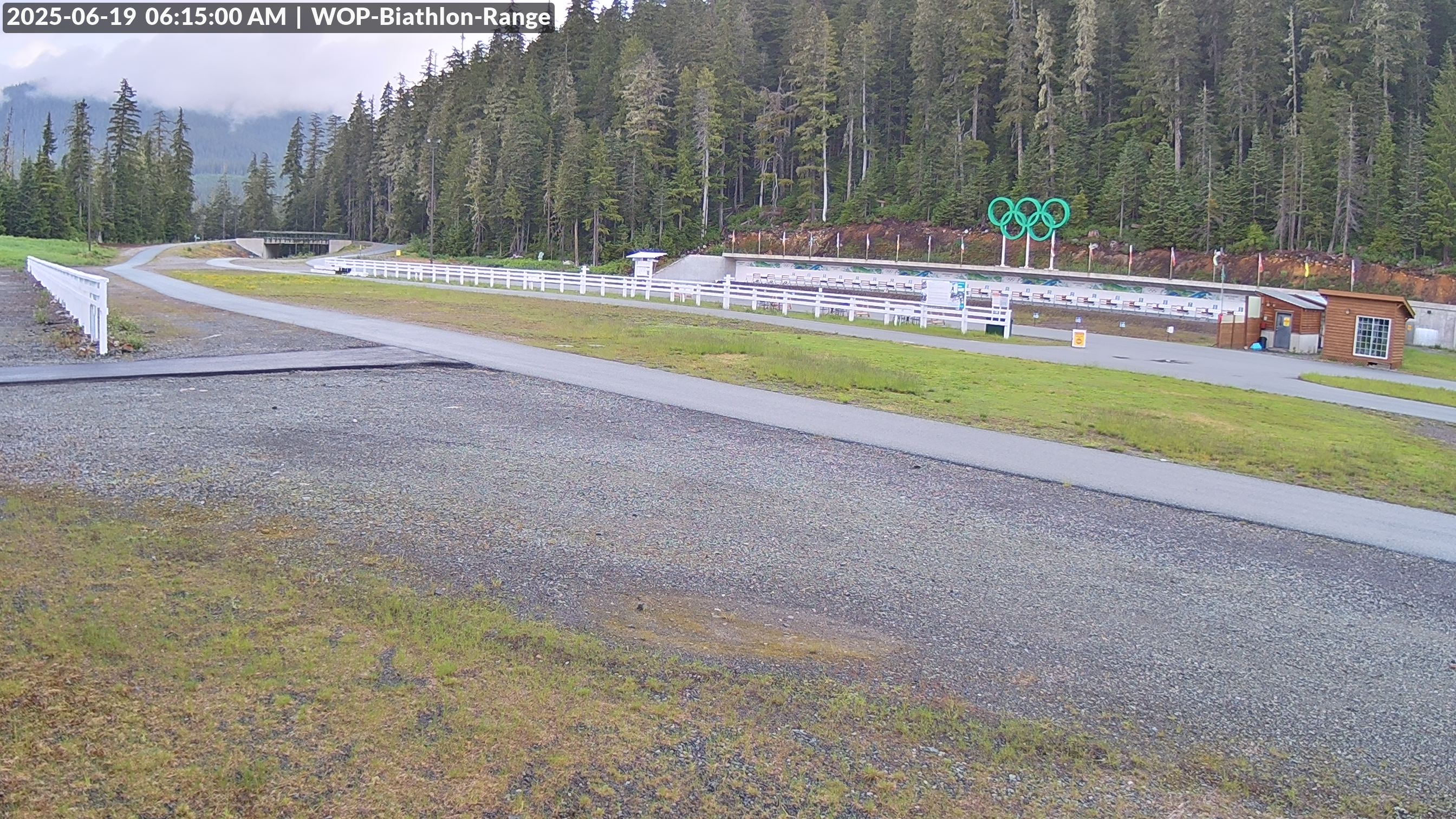 View looking North East to the Olympic Biathlon Range