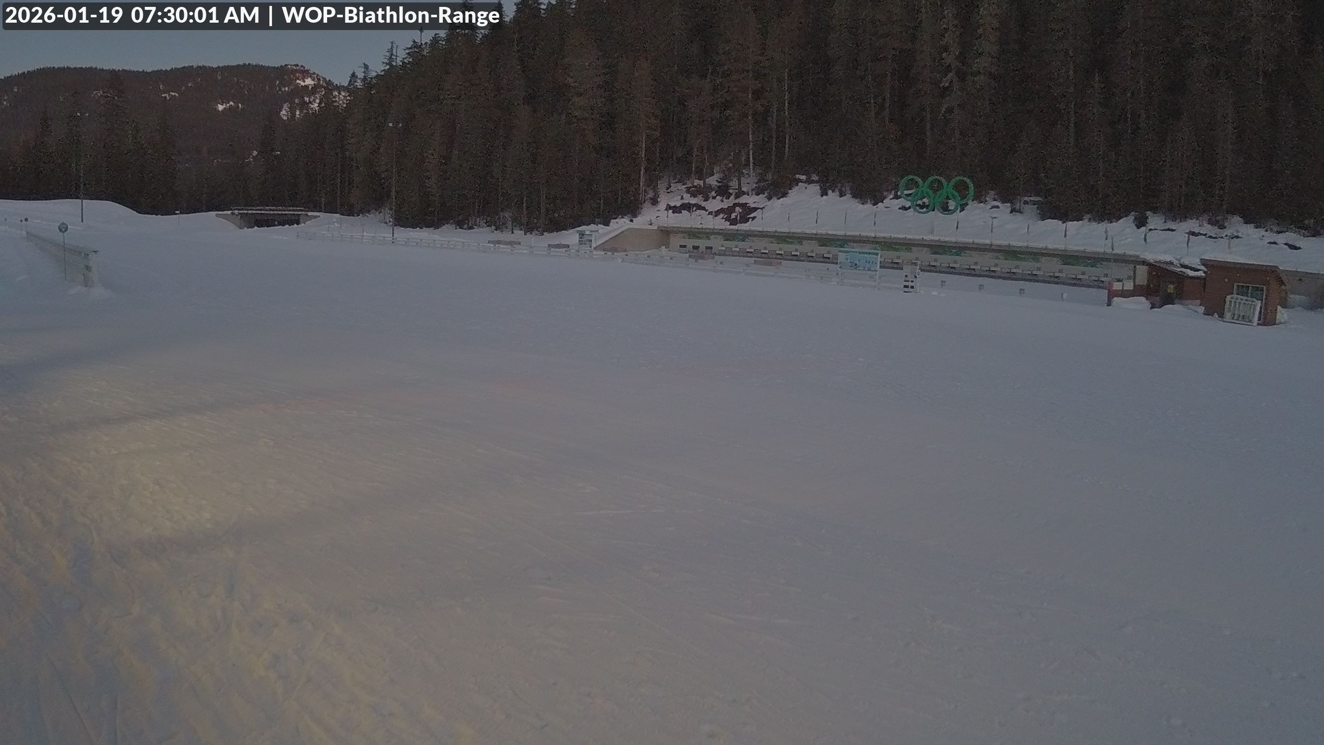 View looking North East to the Olympic Biathlon Range