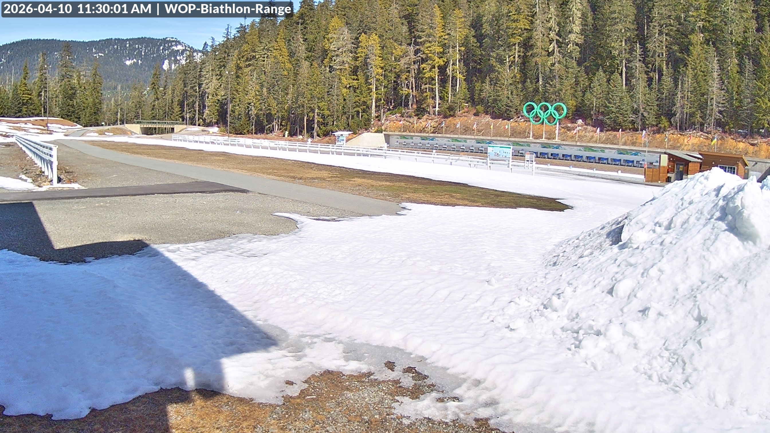 View looking North East to the Olympic Biathlon Range