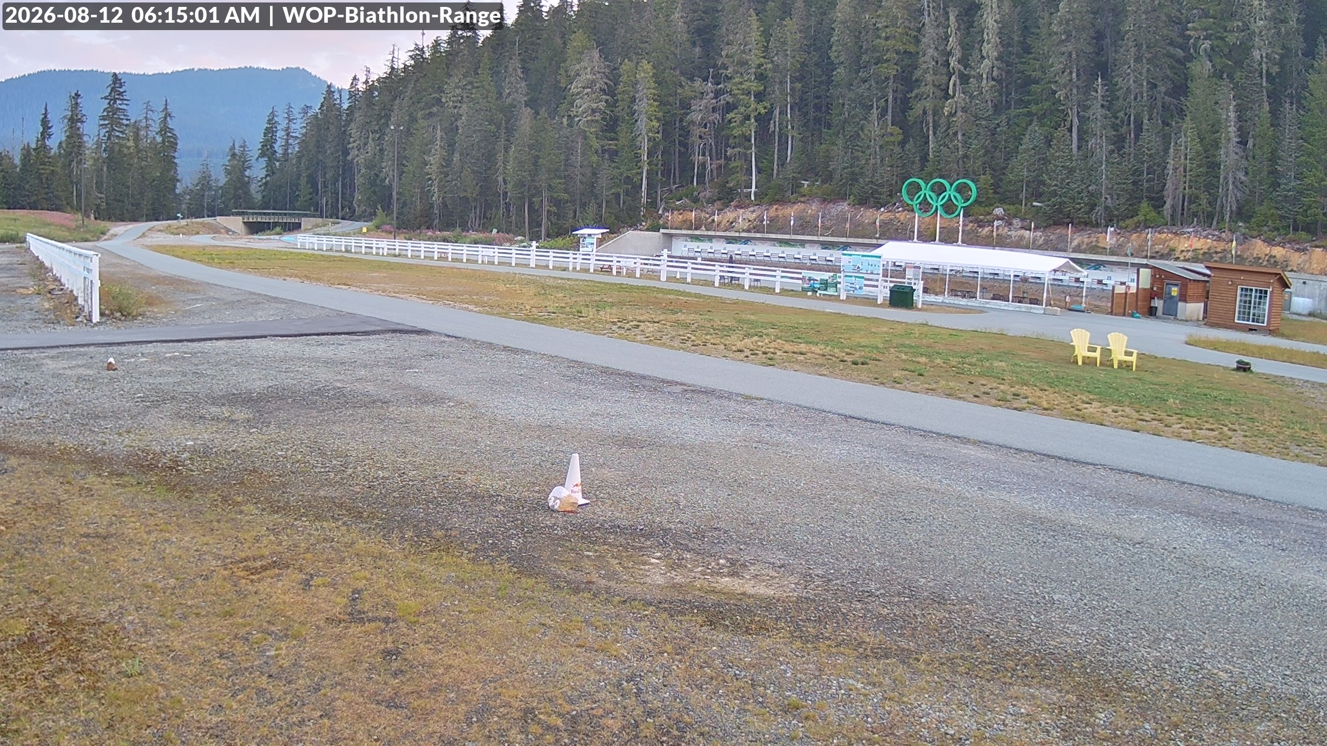 View looking North East to the Olympic Biathlon Range