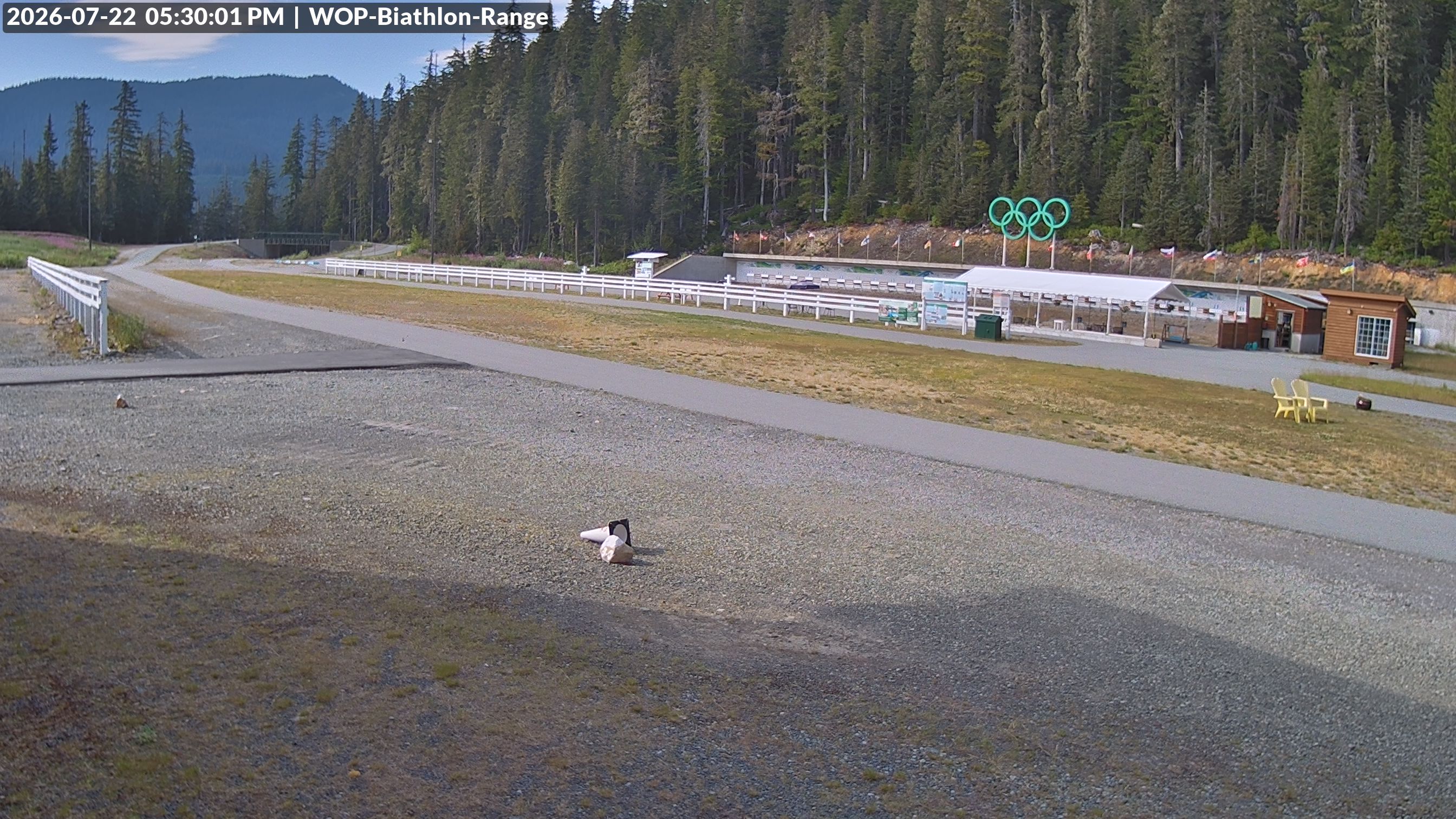 View looking North East to the Olympic Biathlon Range
