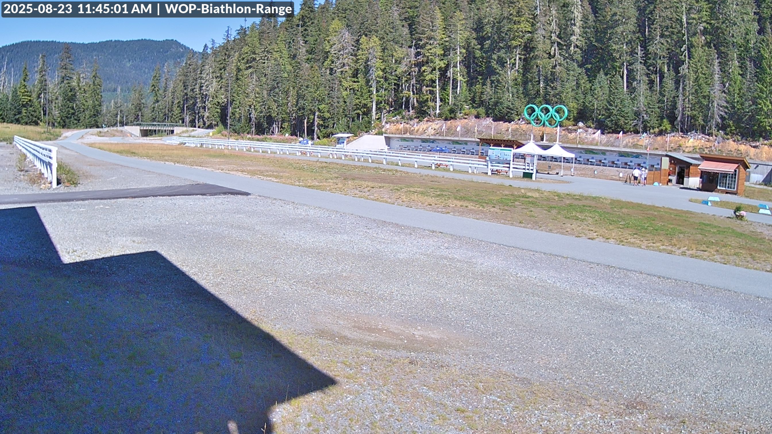 View looking North East to the Olympic Biathlon Range