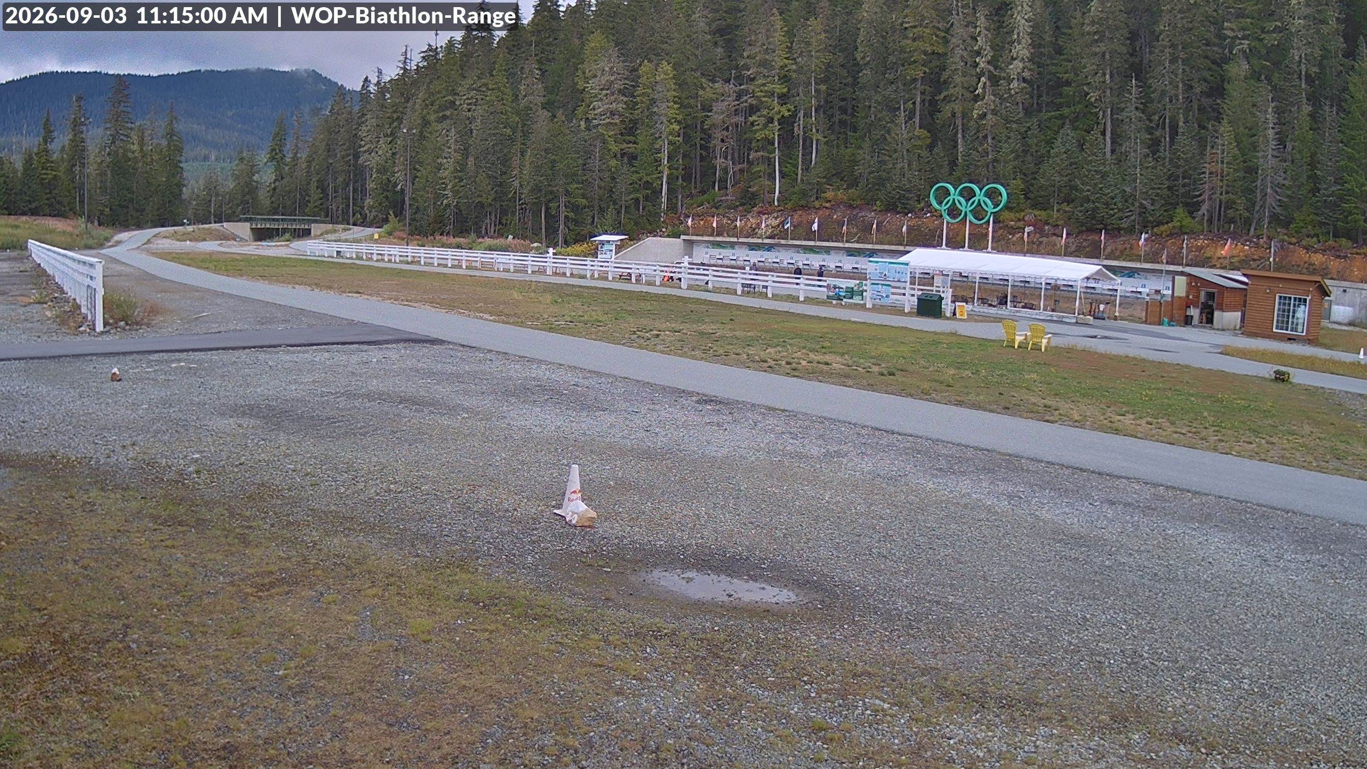 View looking North East to the Olympic Biathlon Range