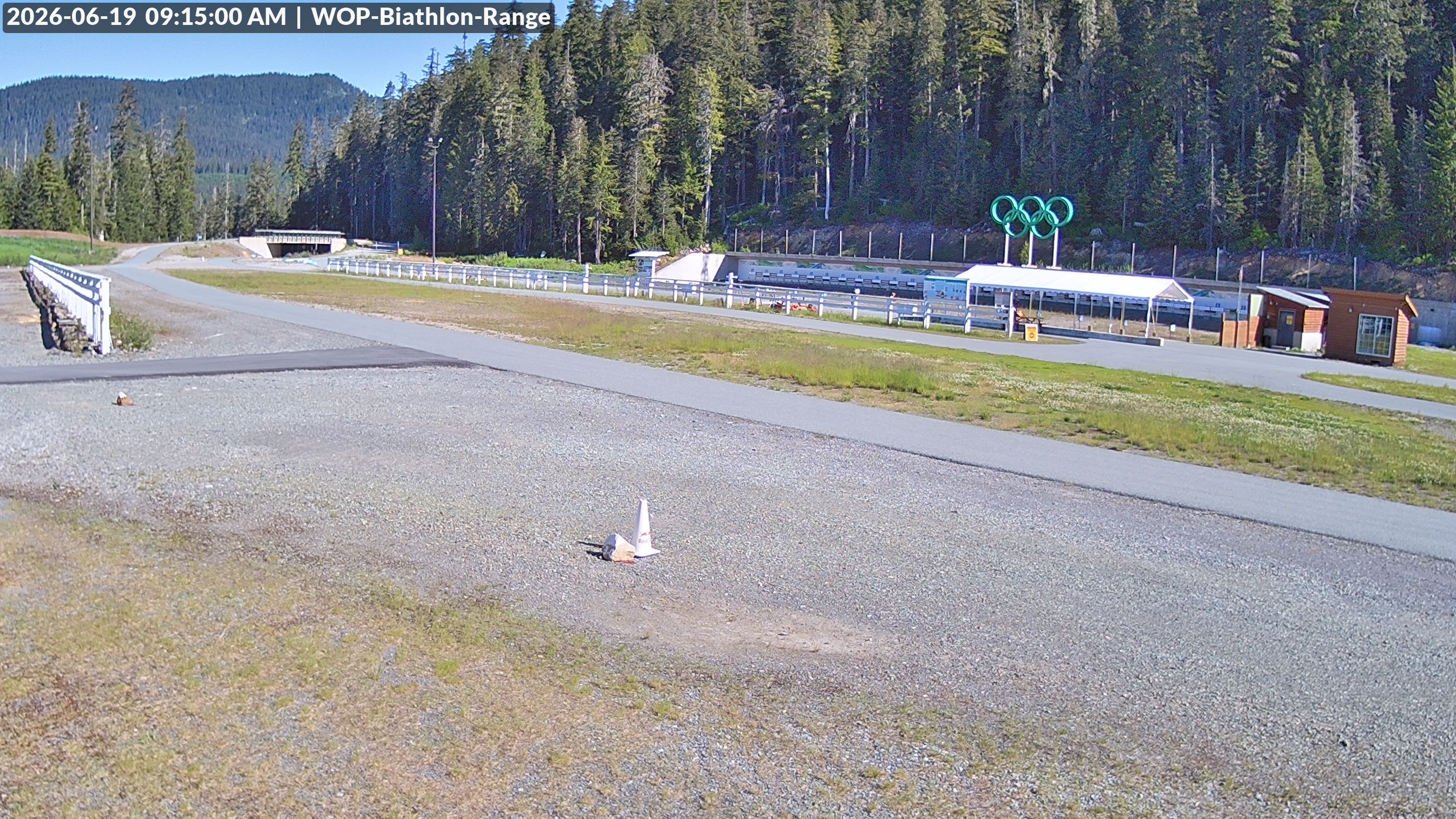 View looking North East to the Olympic Biathlon Range