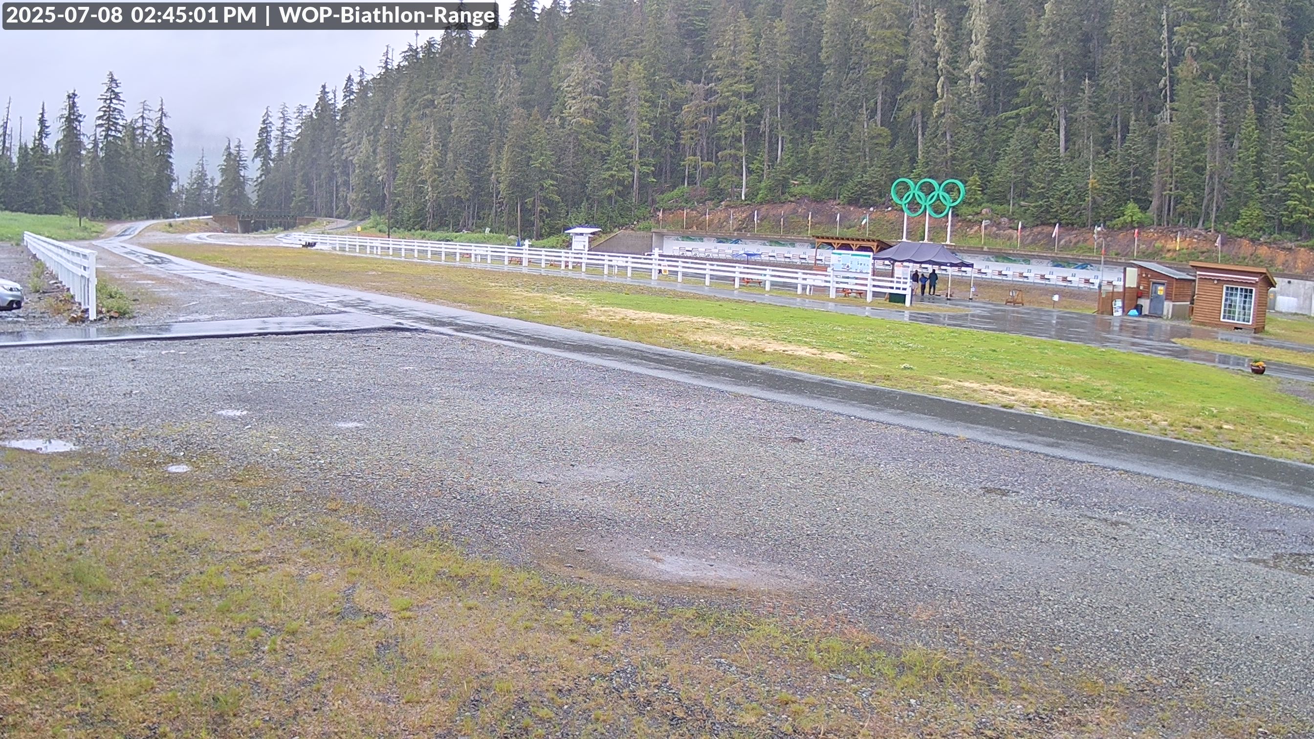 View looking North East to the Olympic Biathlon Range