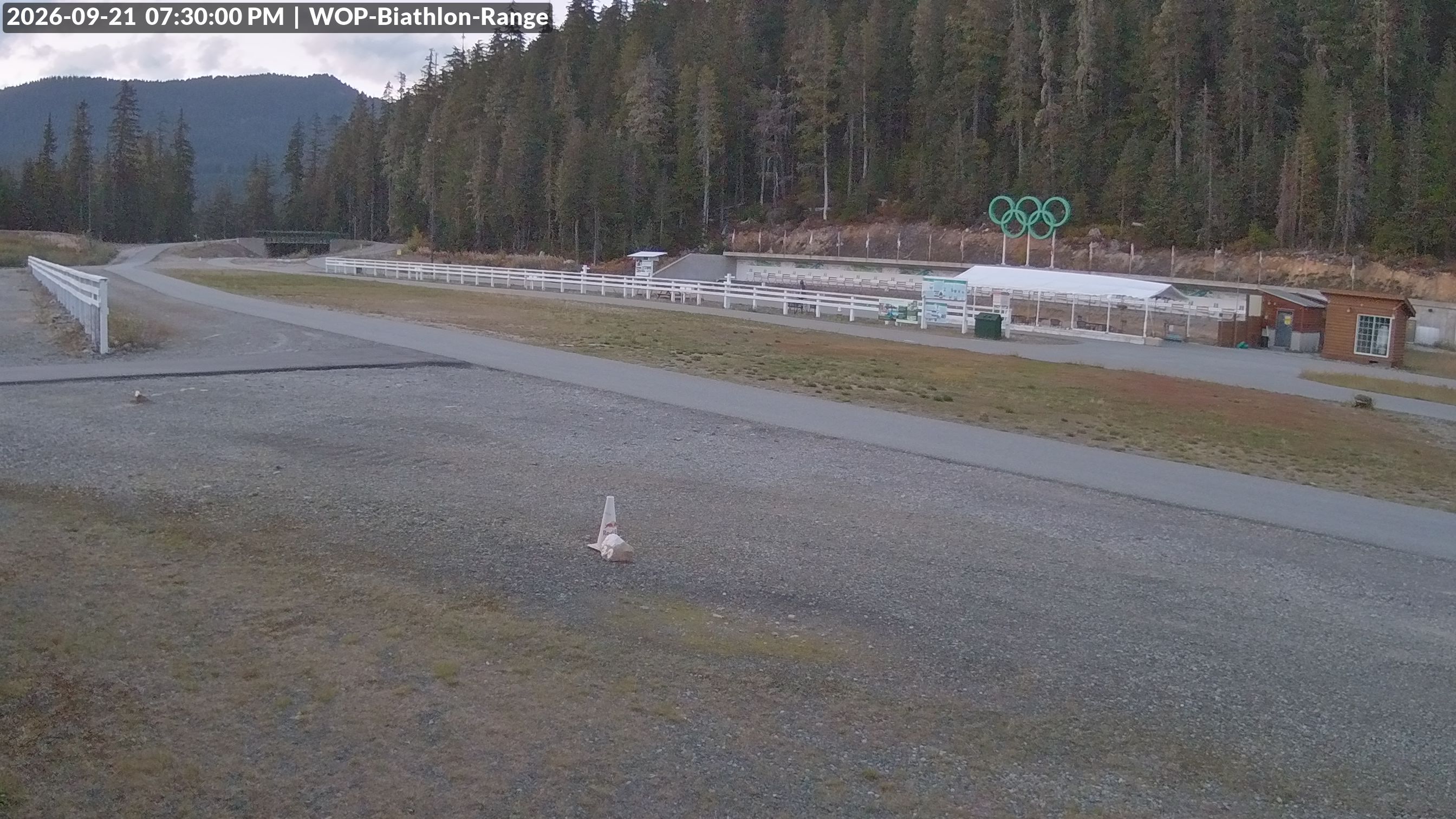 View looking North East to the Olympic Biathlon Range