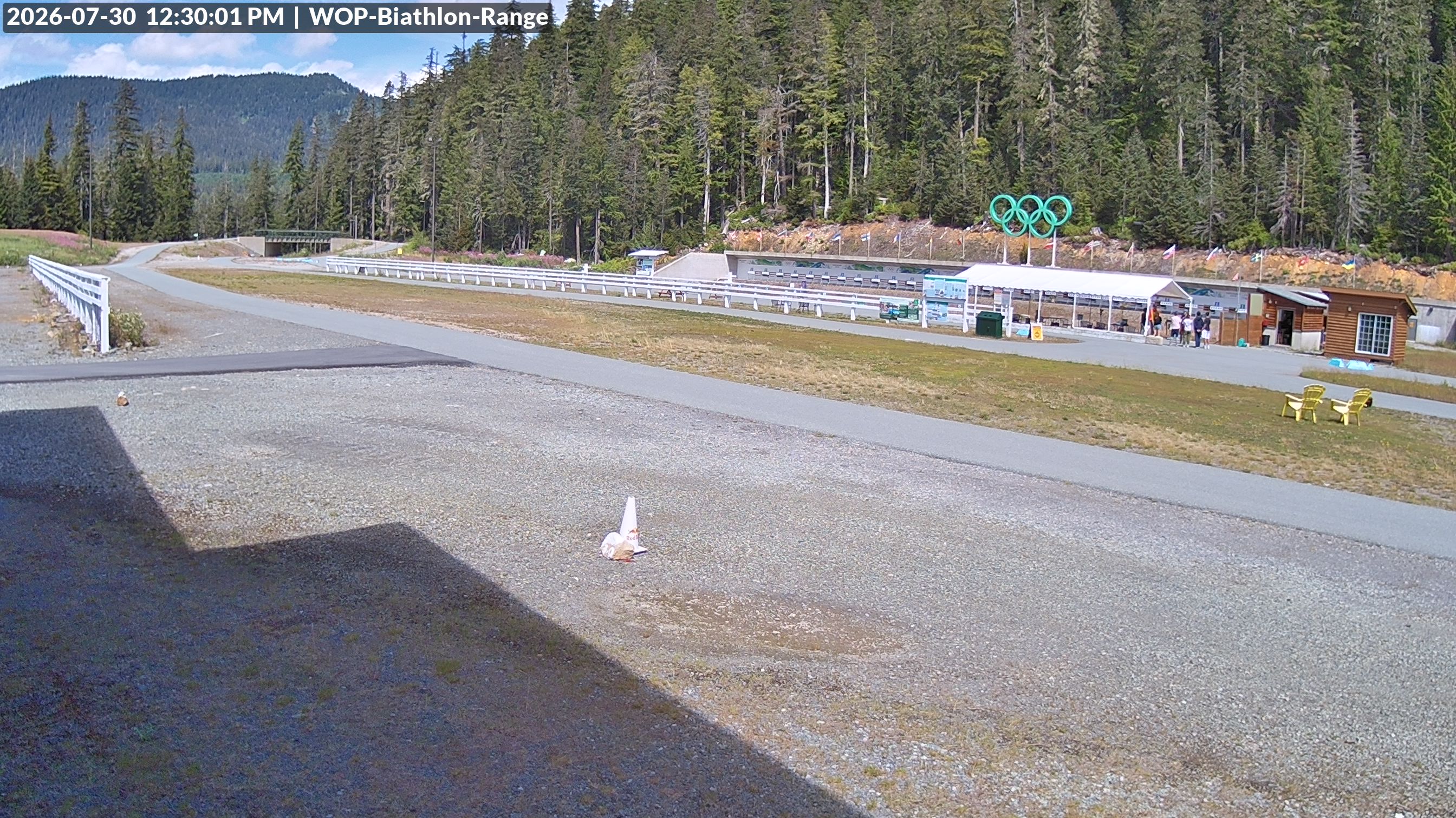 View looking North East to the Olympic Biathlon Range