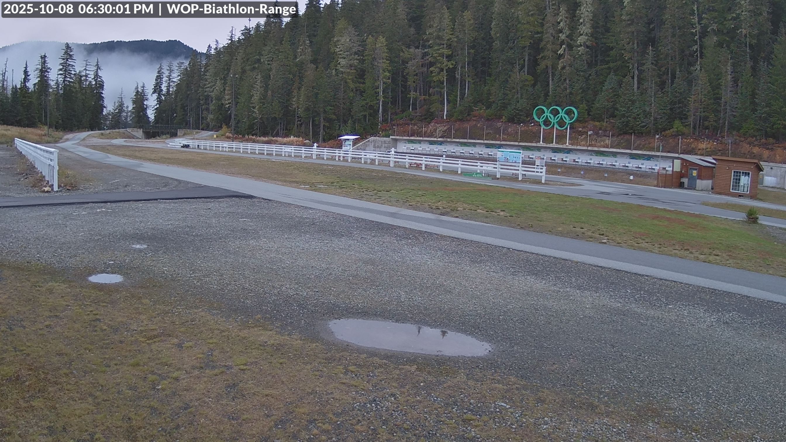 View looking North East to the Olympic Biathlon Range