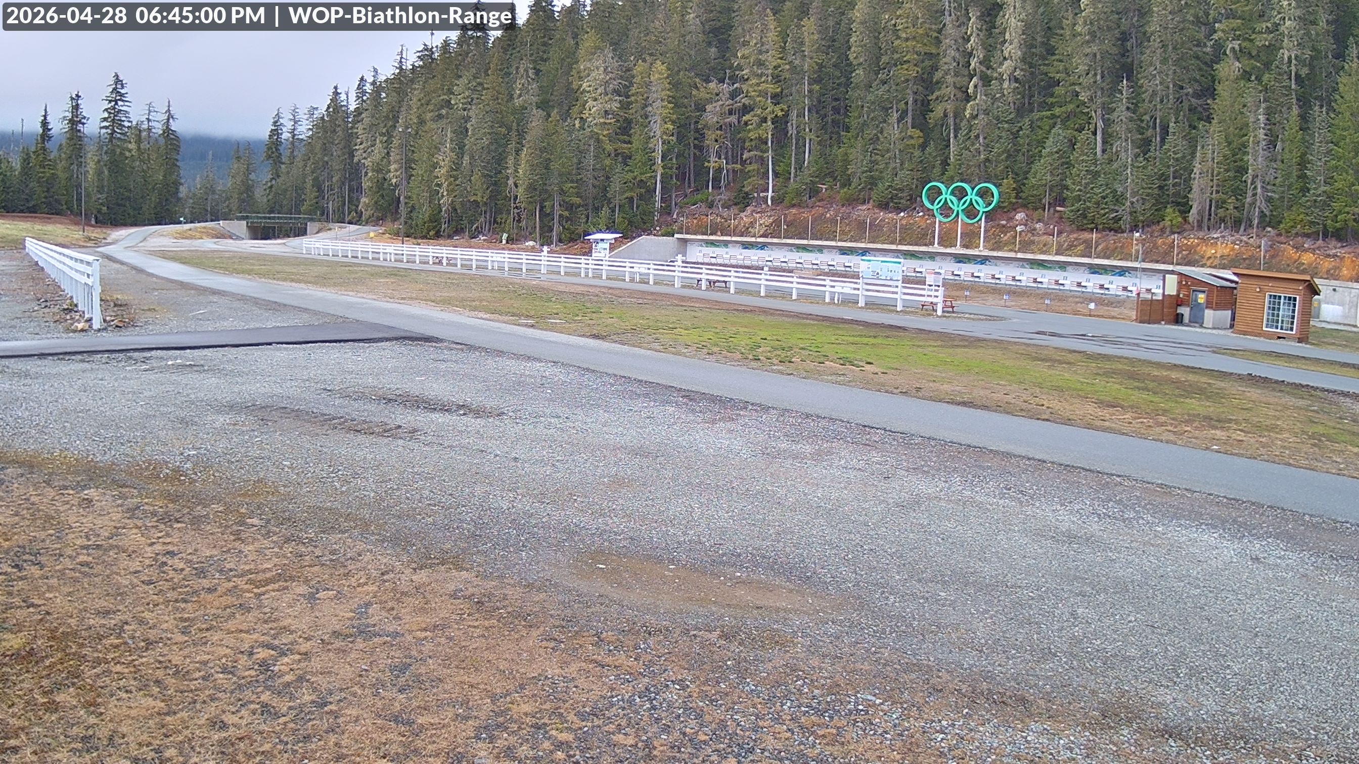 View looking North East to the Olympic Biathlon Range