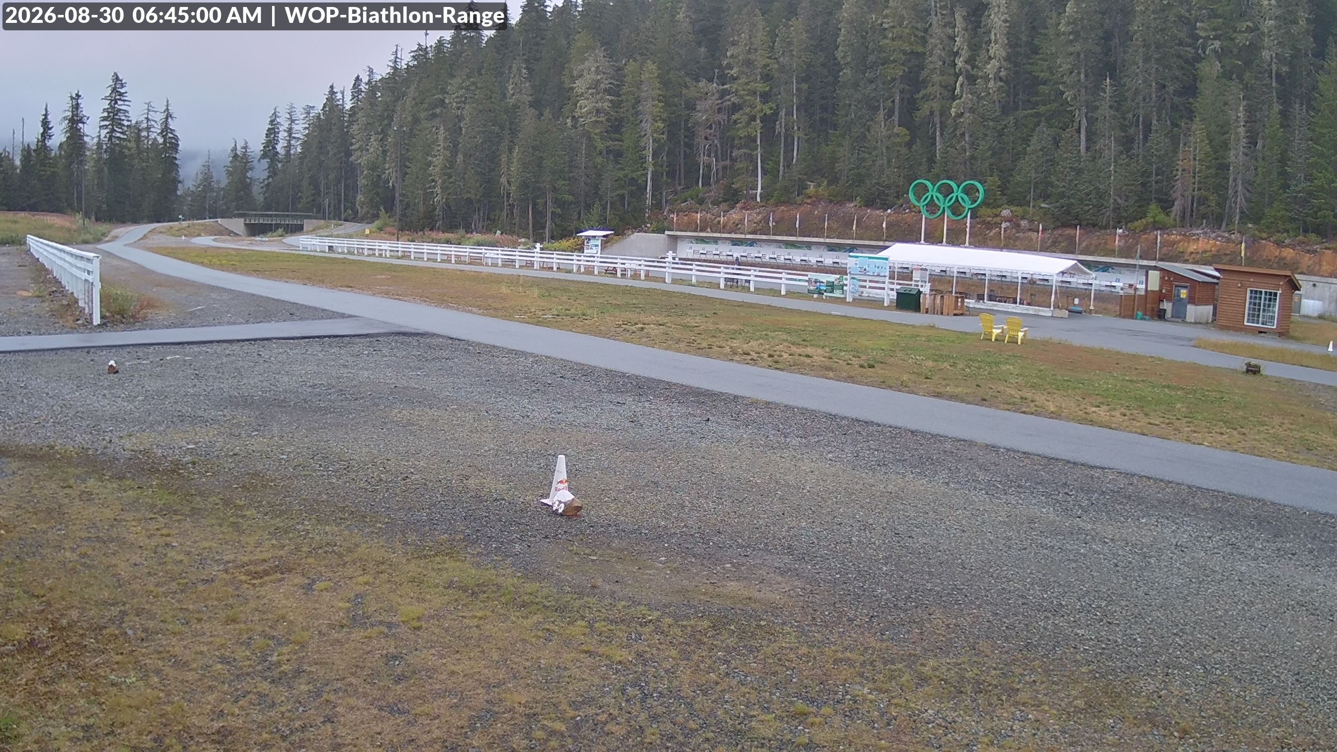 View looking North East to the Olympic Biathlon Range