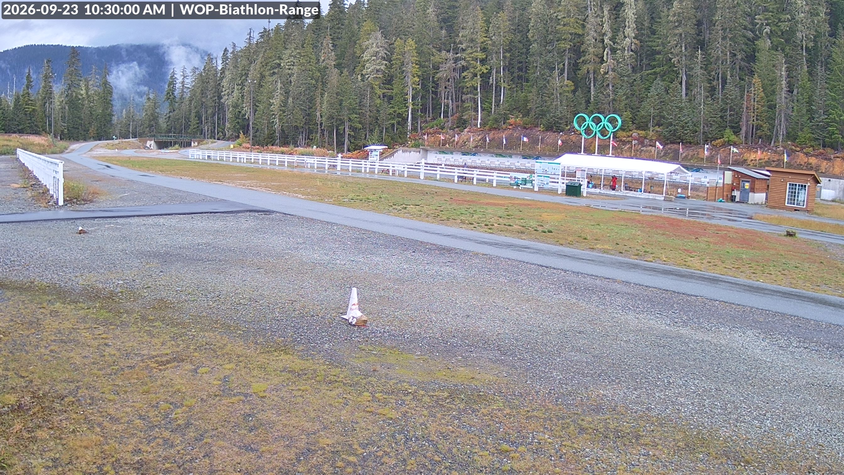 View looking North East to the Olympic Biathlon Range