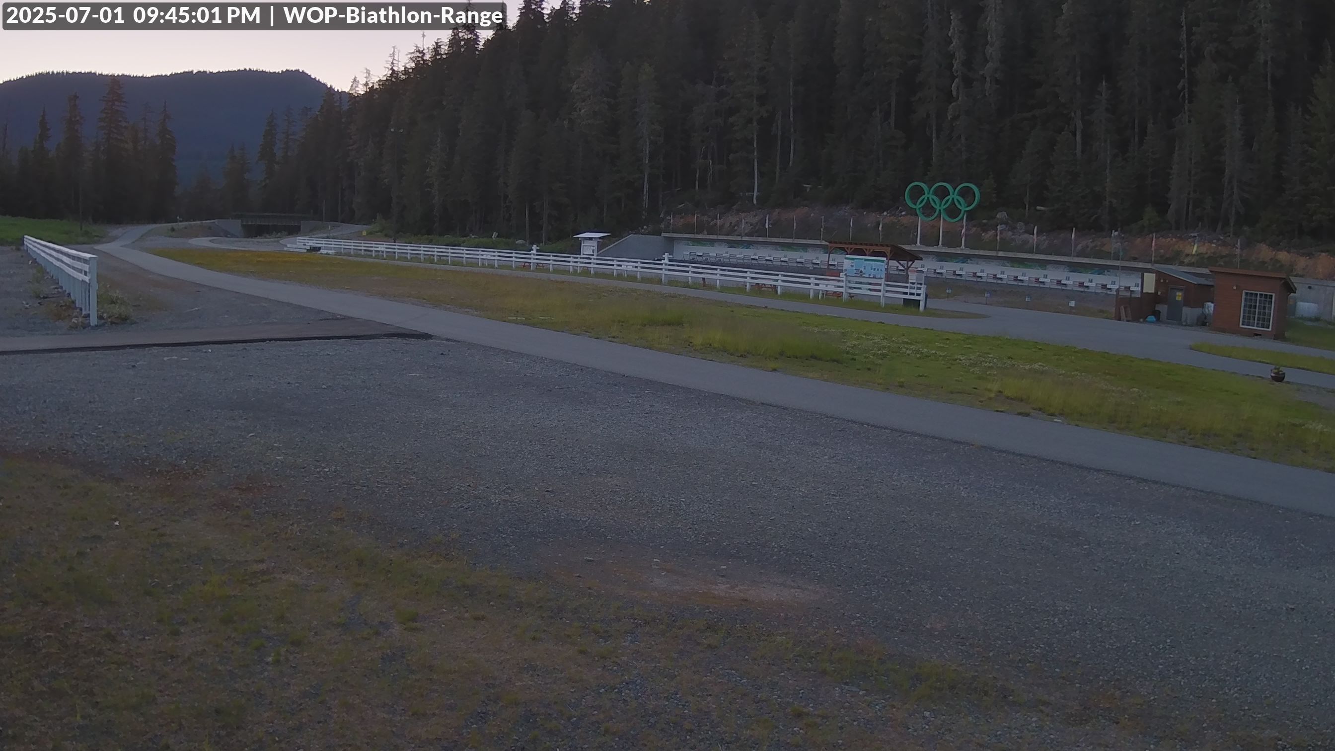 View looking North East to the Olympic Biathlon Range