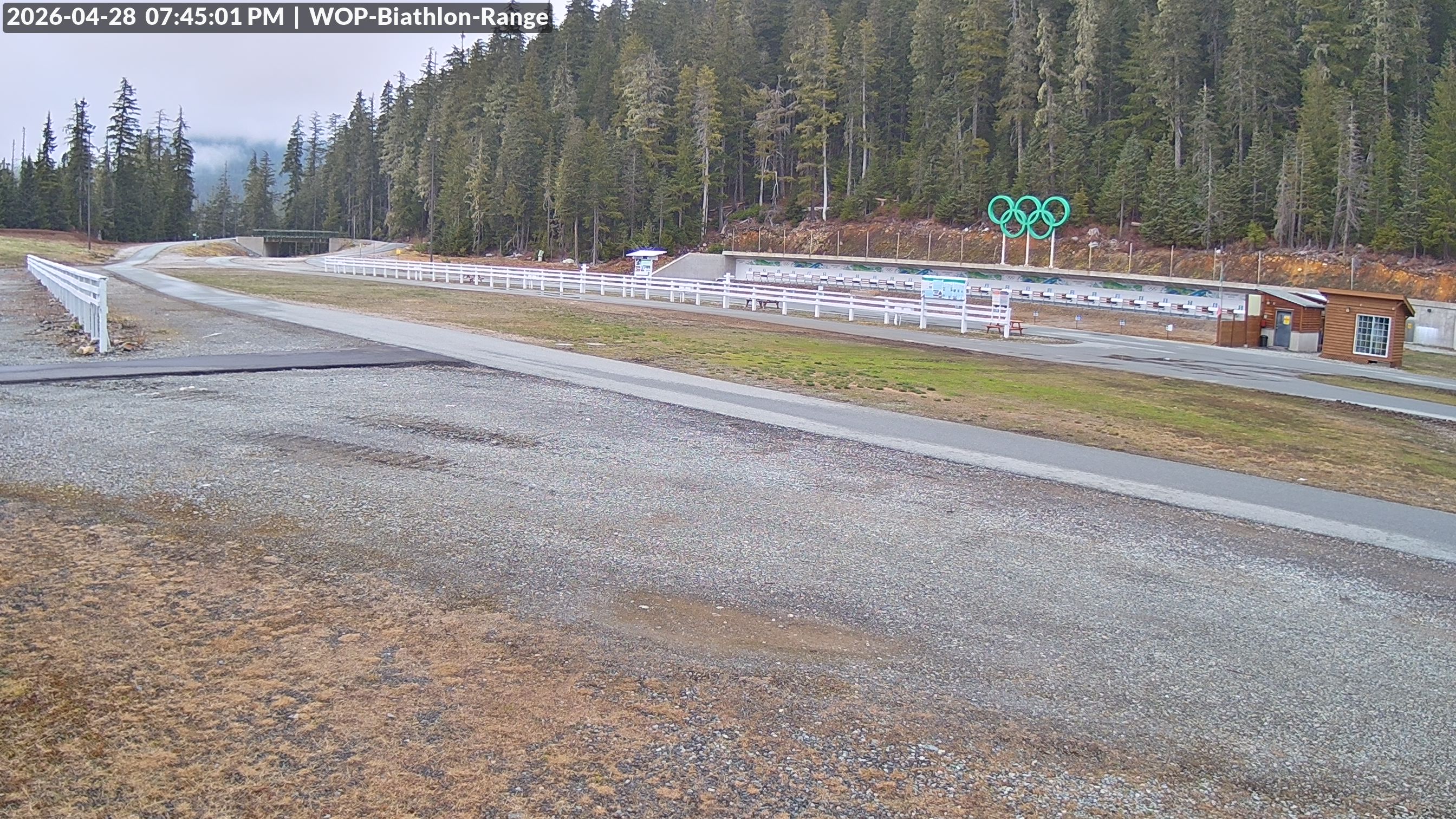 View looking North East to the Olympic Biathlon Range