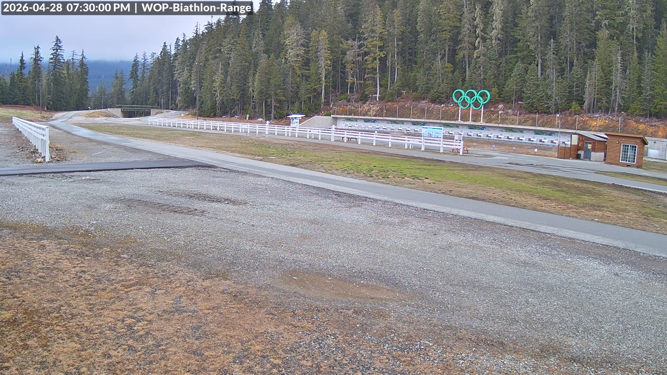 View looking North East to the Olympic Biathlon Range