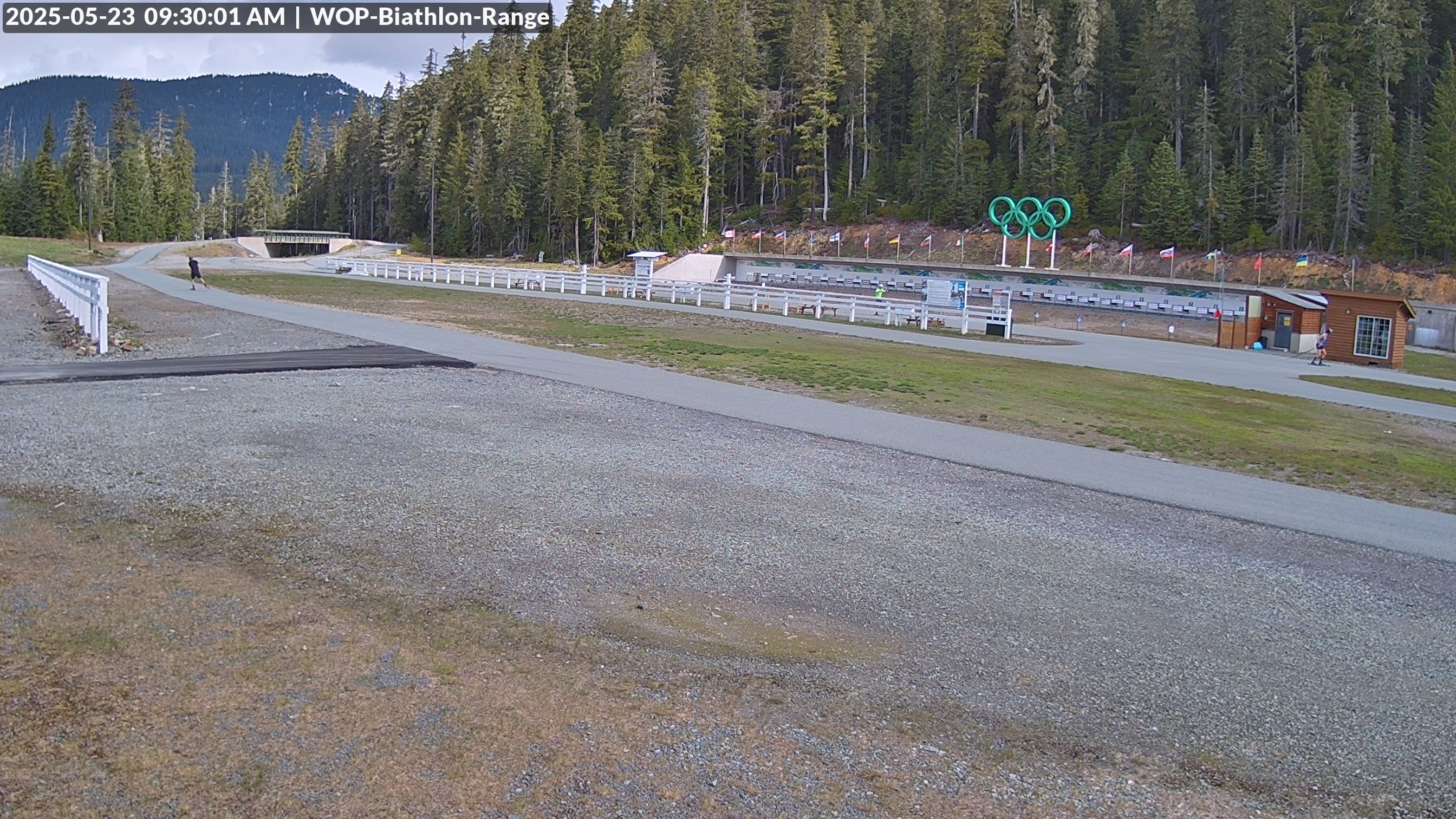 View looking North East to the Olympic Biathlon Range