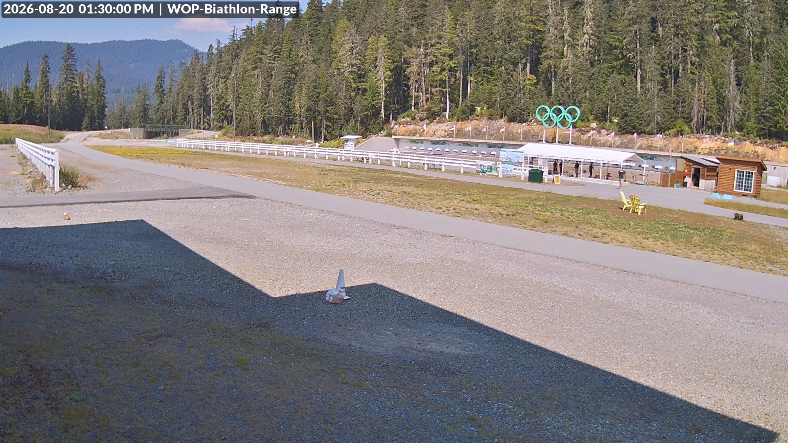 View looking North East to the Olympic Biathlon Range