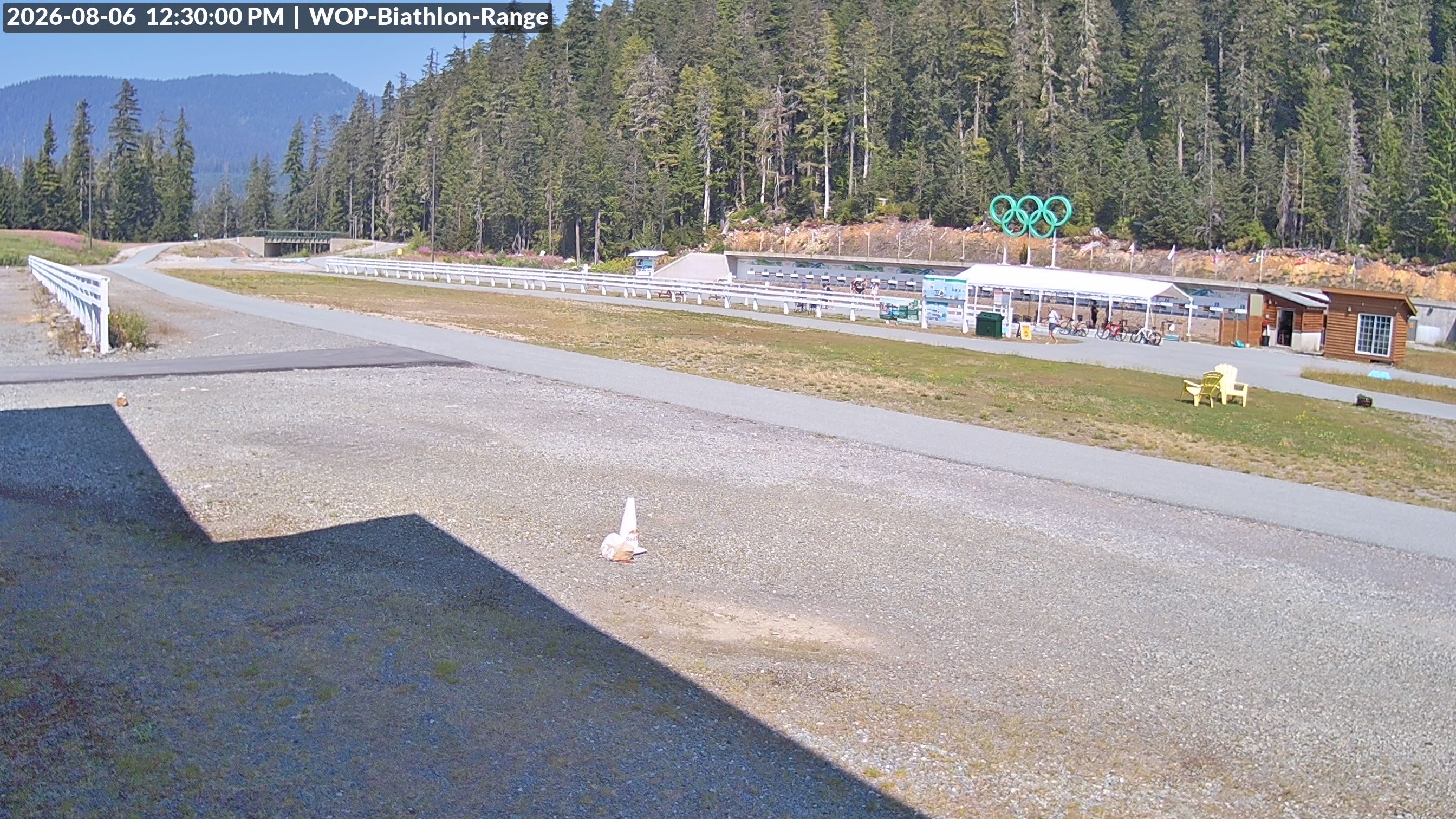View looking North East to the Olympic Biathlon Range