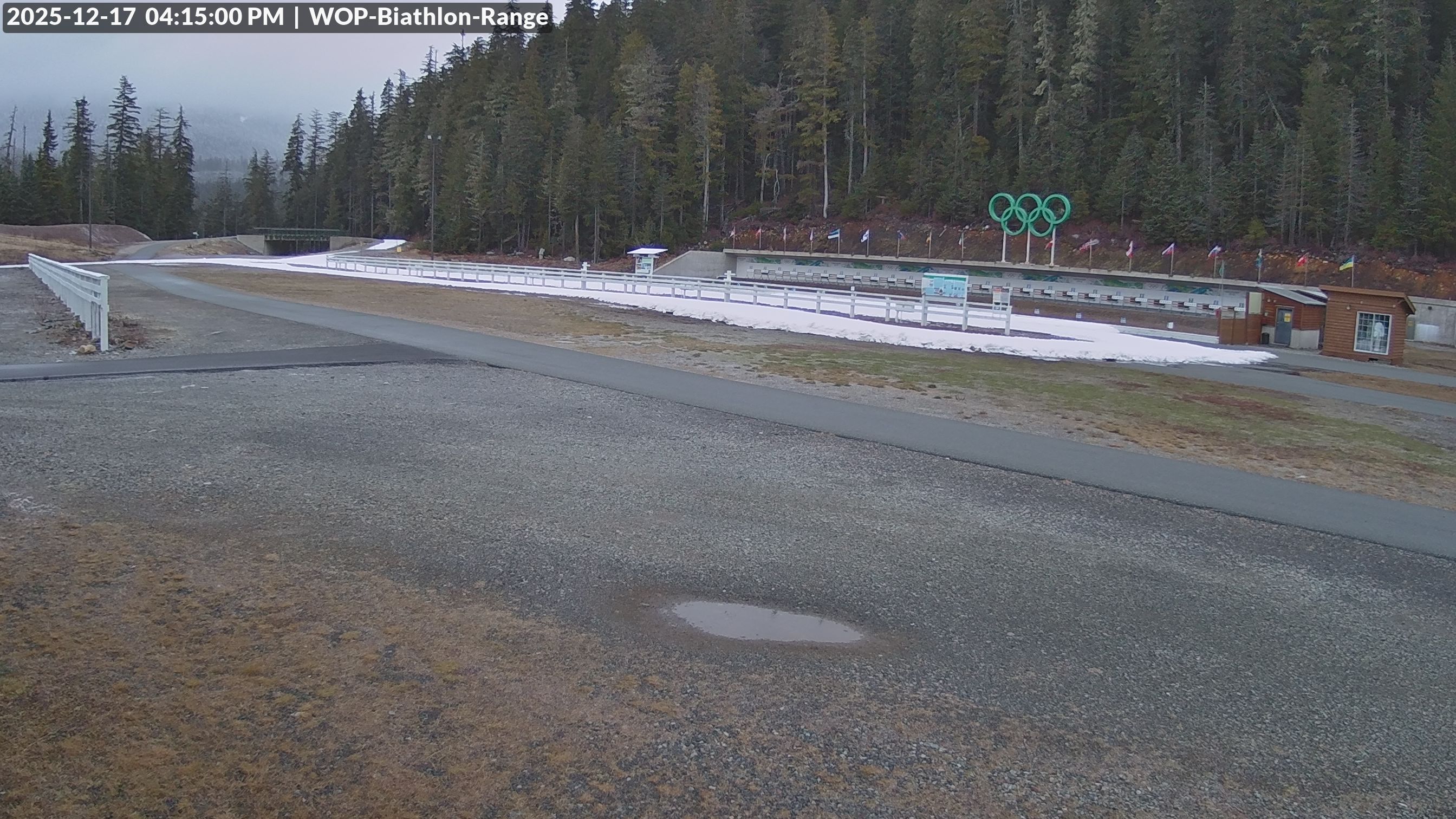 View looking North East to the Olympic Biathlon Range