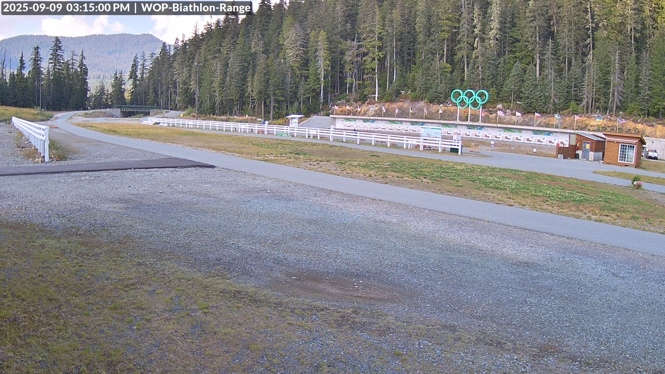 View looking North East to the Olympic Biathlon Range