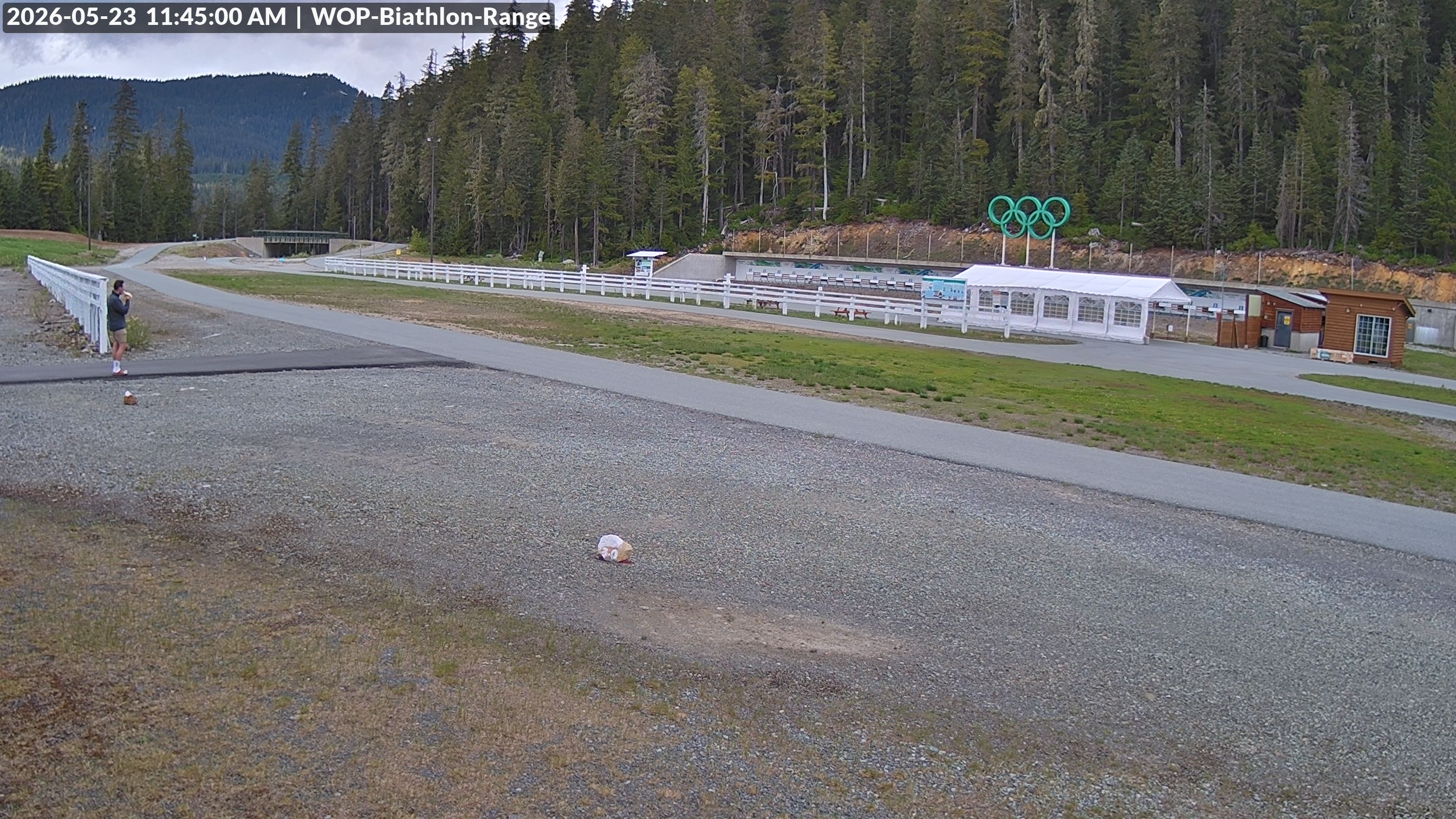 View looking North East to the Olympic Biathlon Range