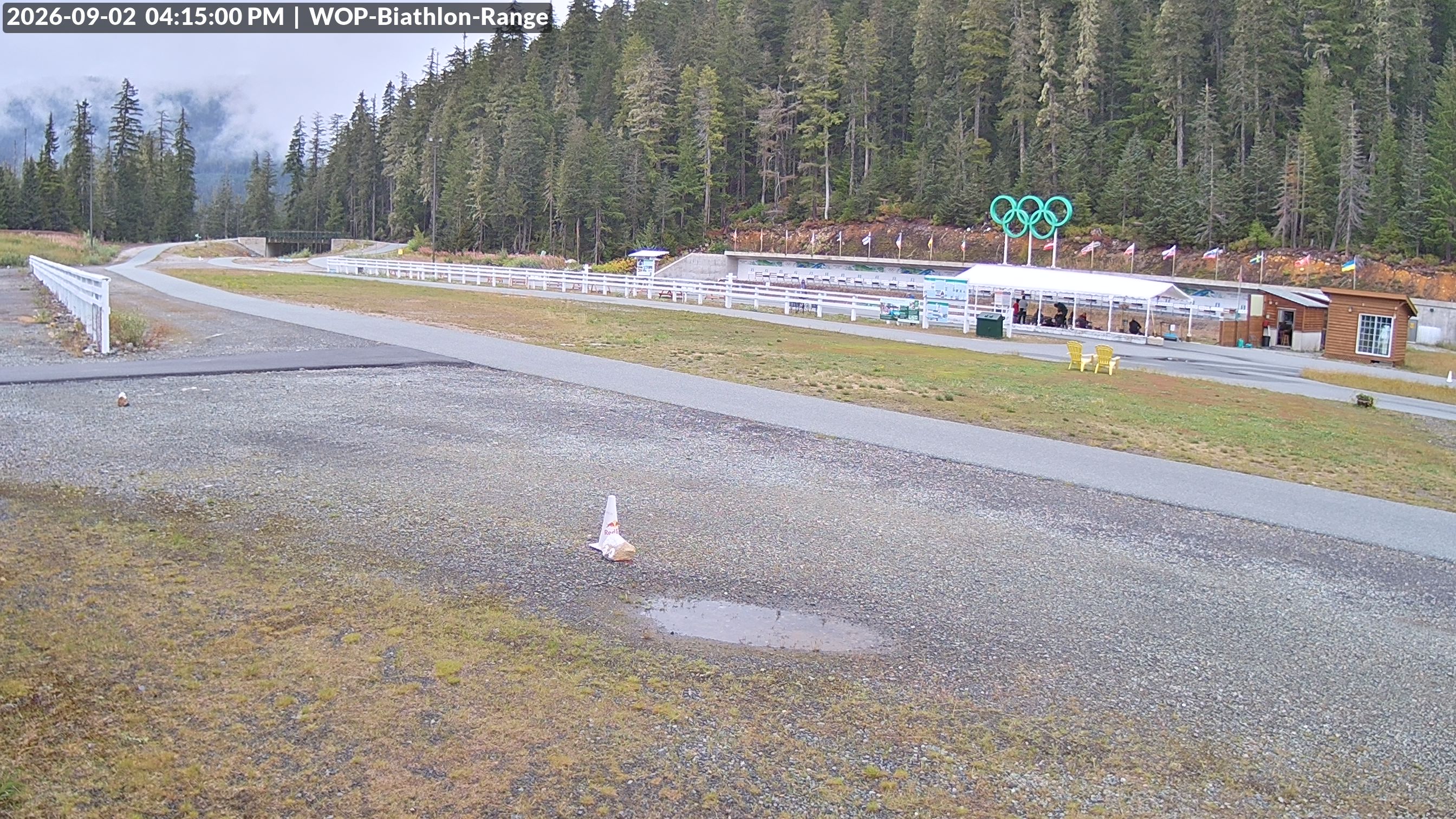 View looking North East to the Olympic Biathlon Range