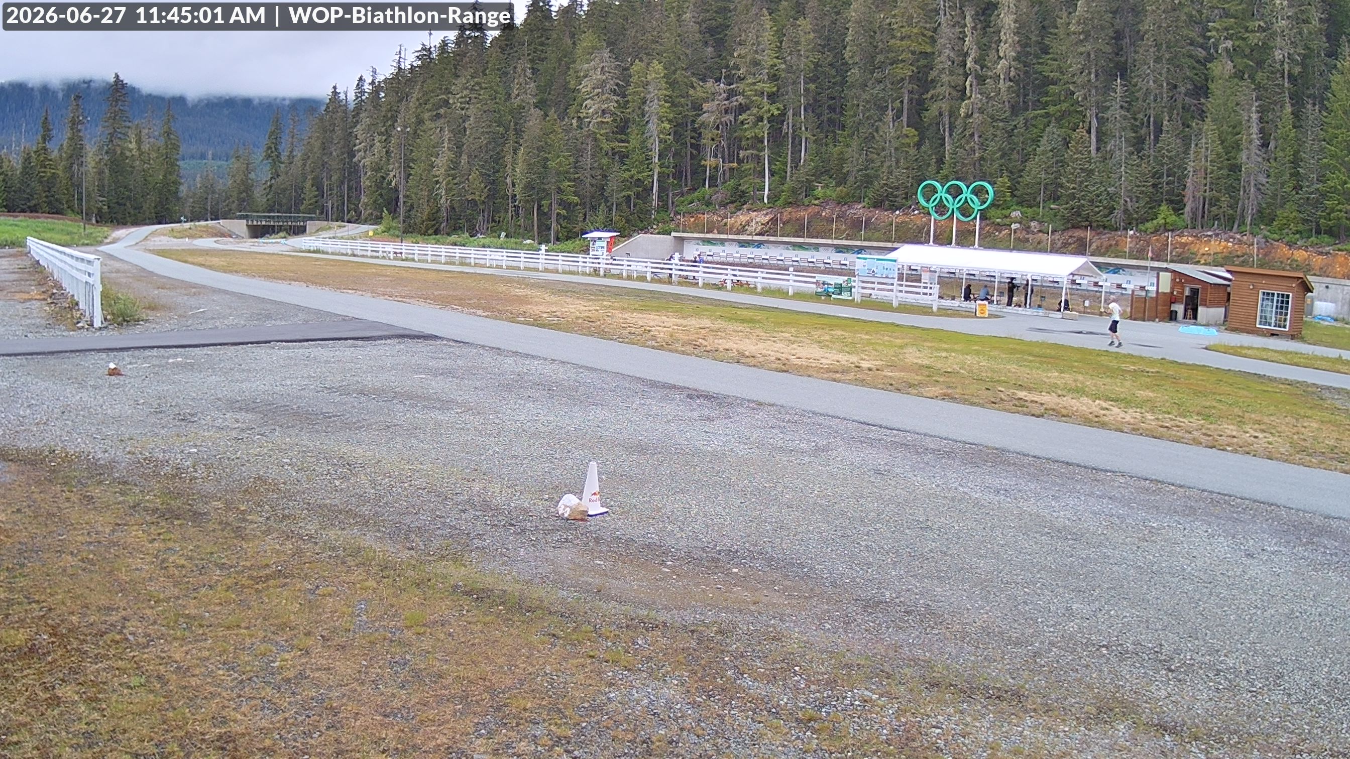 View looking North East to the Olympic Biathlon Range