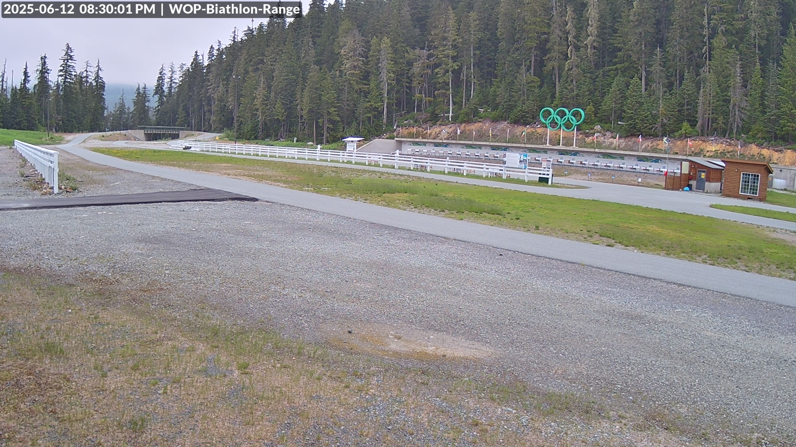 View looking North East to the Olympic Biathlon Range