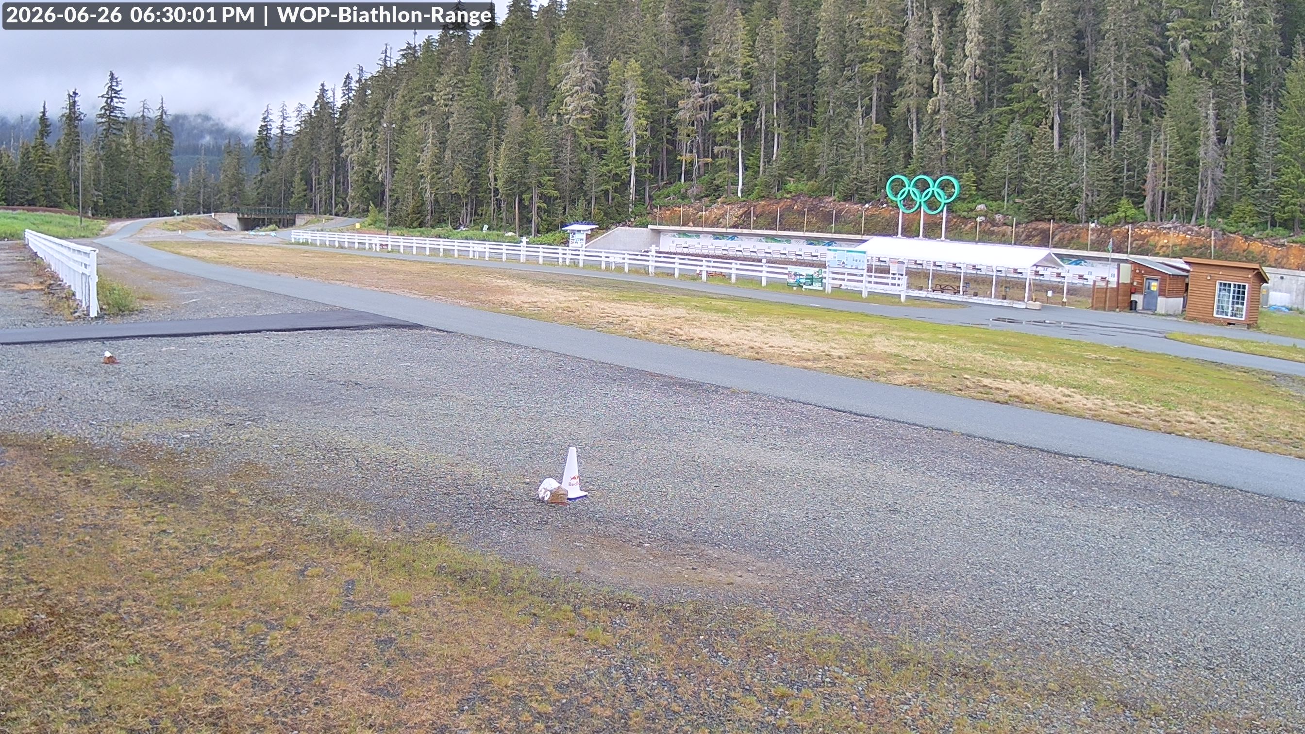 View looking North East to the Olympic Biathlon Range