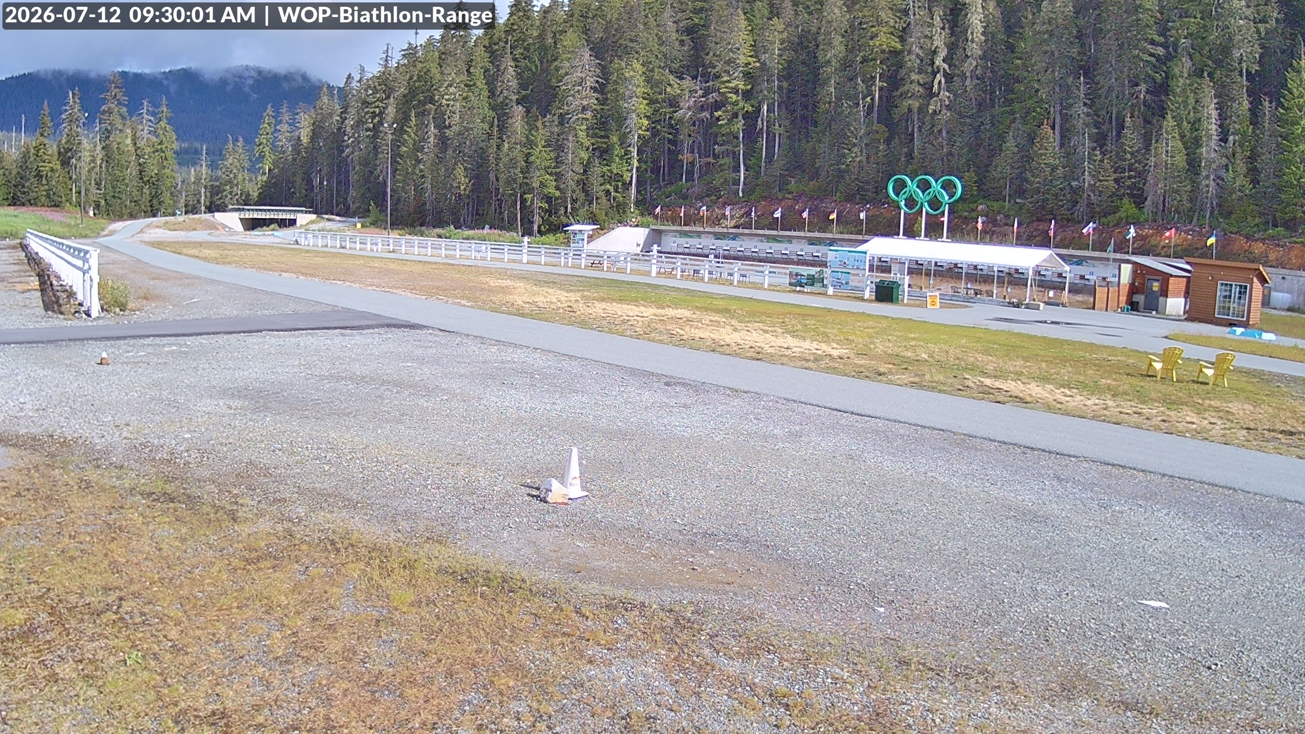 View looking North East to the Olympic Biathlon Range