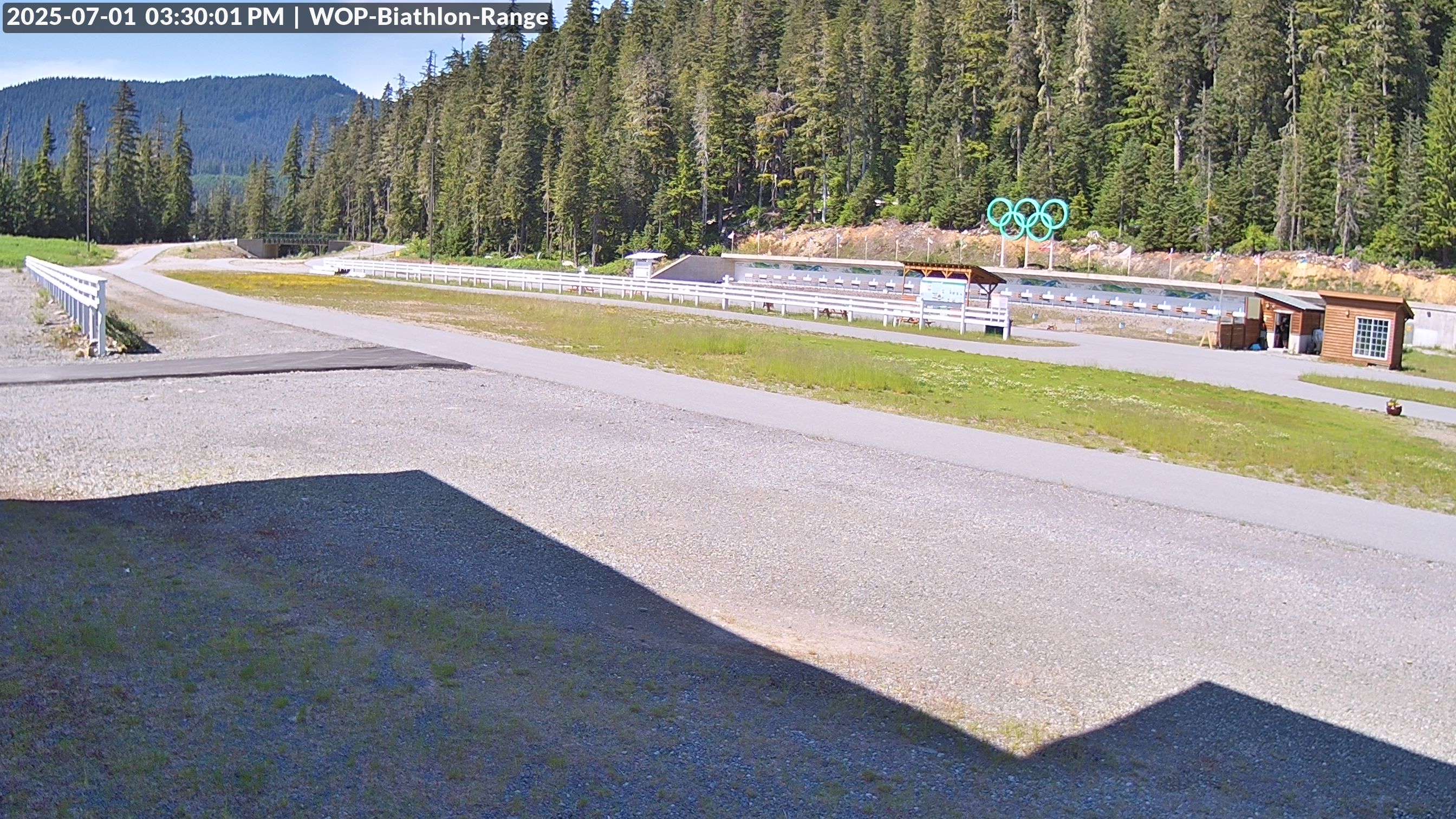 View looking North East to the Olympic Biathlon Range