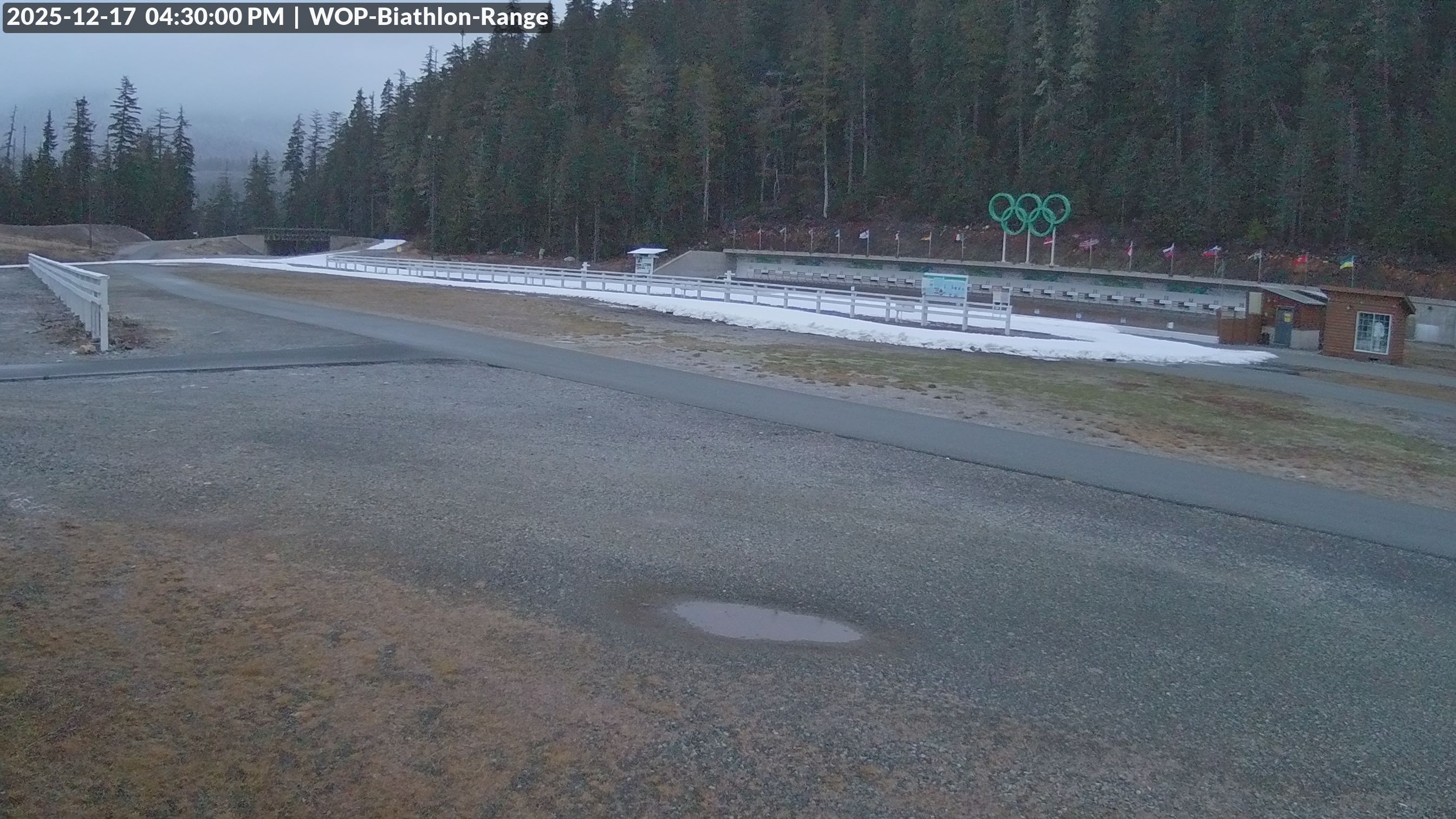 View looking North East to the Olympic Biathlon Range